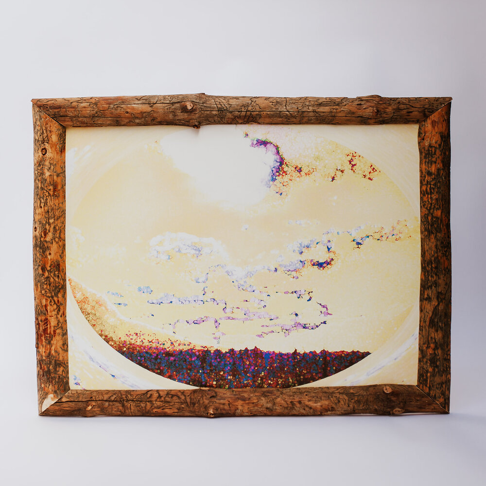 valley light, 18"×24" framed canvas print