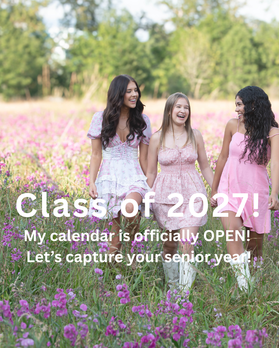 Class of 2027! Book today! 