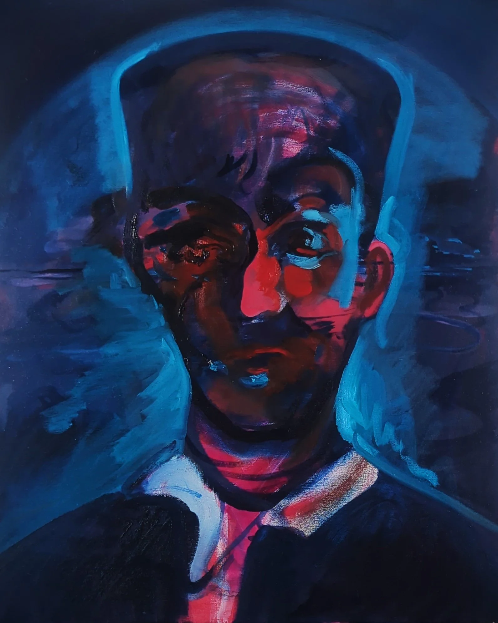 Imaginative oil painting of sydneysider