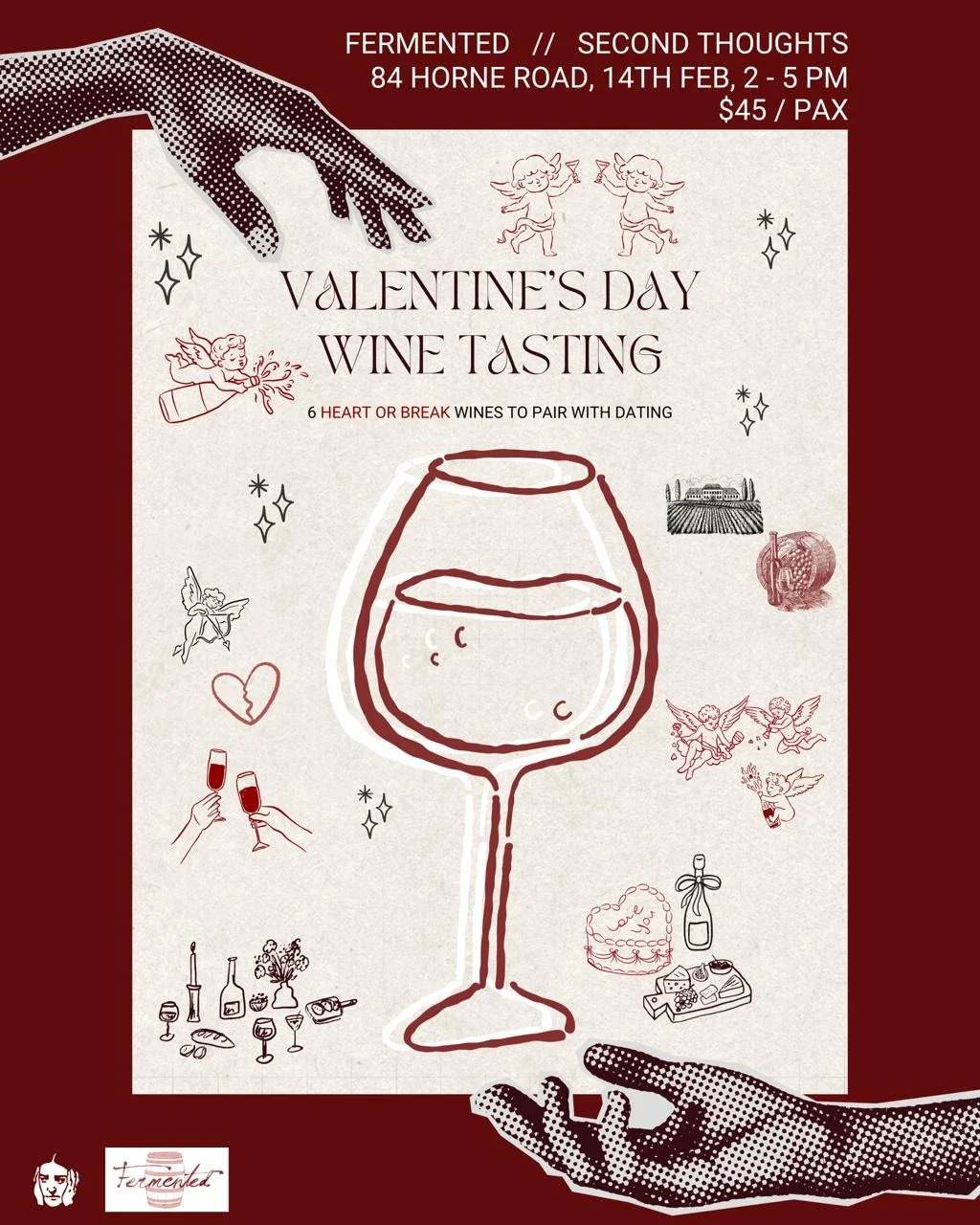 Love is complicated&mdash;the wine pairing doesn&rsquo;t have to be. ❤️💔

This Valentine&rsquo;s Day, 𝐅𝐞𝐫𝐦𝐞𝐧𝐭𝐞𝐝 and 𝐒𝐞𝐜𝐨𝐧𝐝 𝐓𝐡𝐨𝐮𝐠𝐡𝐭𝐬 present: 𝟔 𝐇𝐞𝐚𝐫𝐭 𝐨𝐫 𝐁𝐫𝐞𝐚𝐤 𝐖𝐢𝐧𝐞𝐬 to Pair with Dating. We&rsquo;re pouring a f