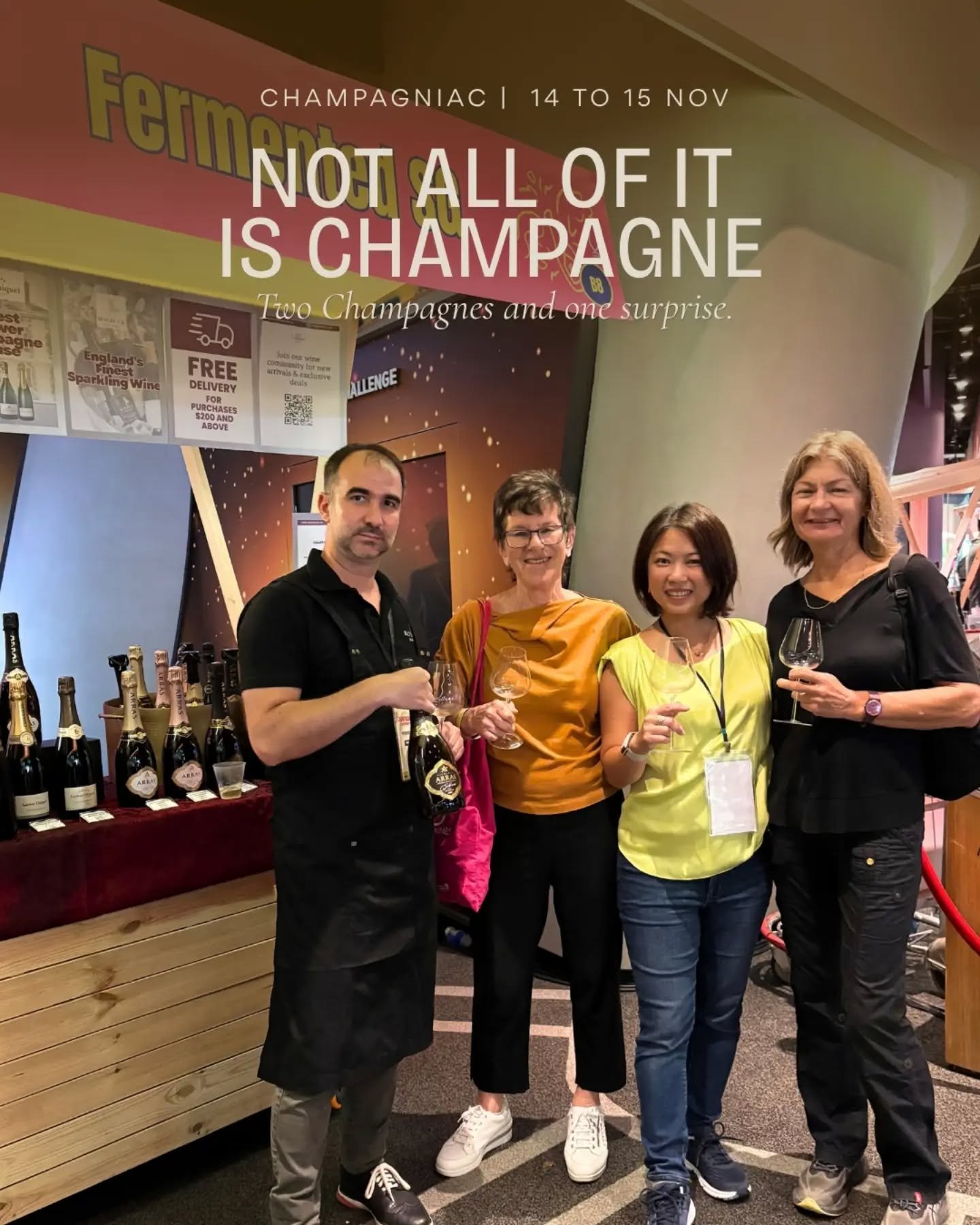 Three producers, and one of them isn't from Champagne at all.

Cattier have been in Rilly-la-Montagne since 1763. Virginie Taittinger carries the family name but works on her own terms, across a handful of selected sites. And then there's Roebuck, fr