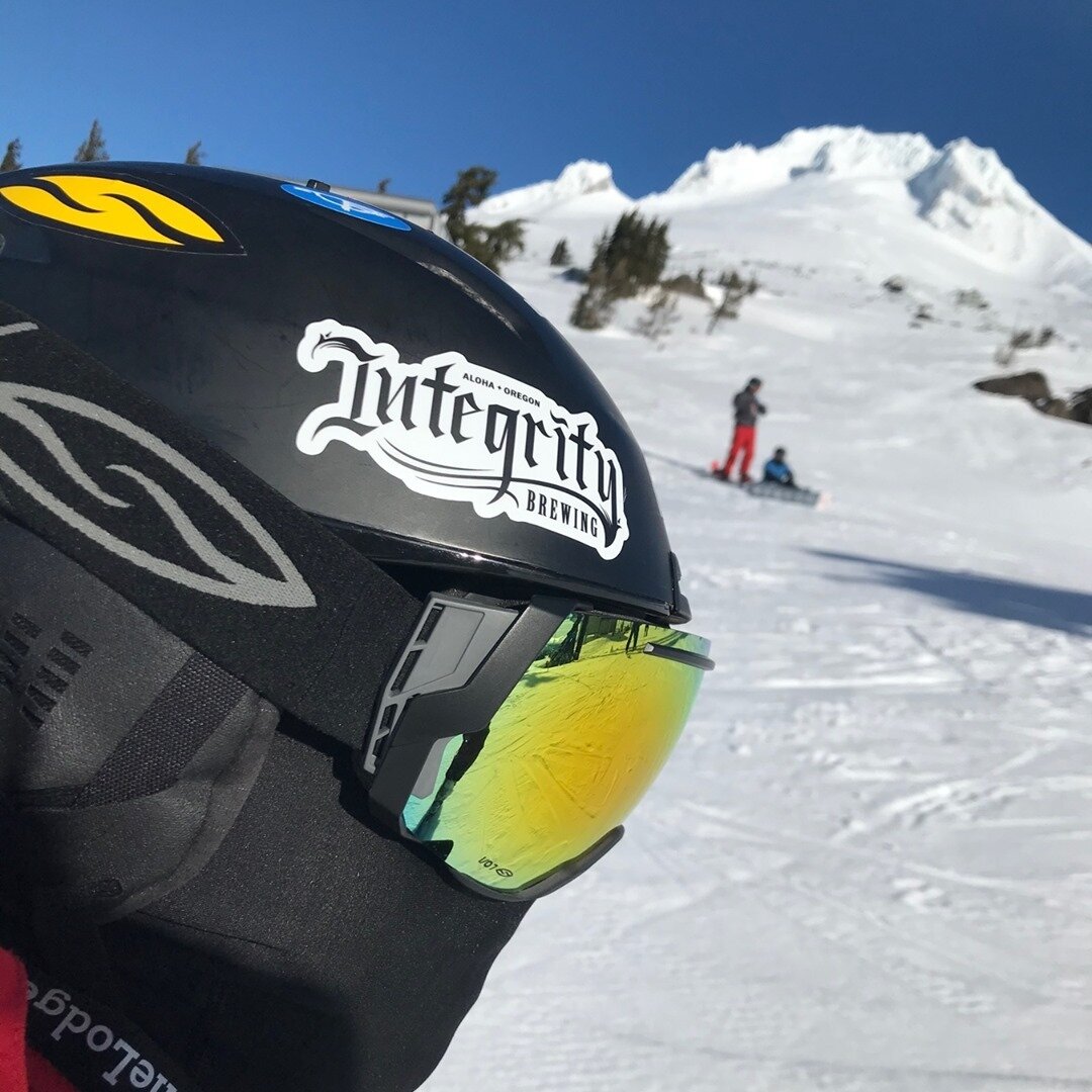 A bluebird day on Mt Hood. Take your integrity wherever you go!