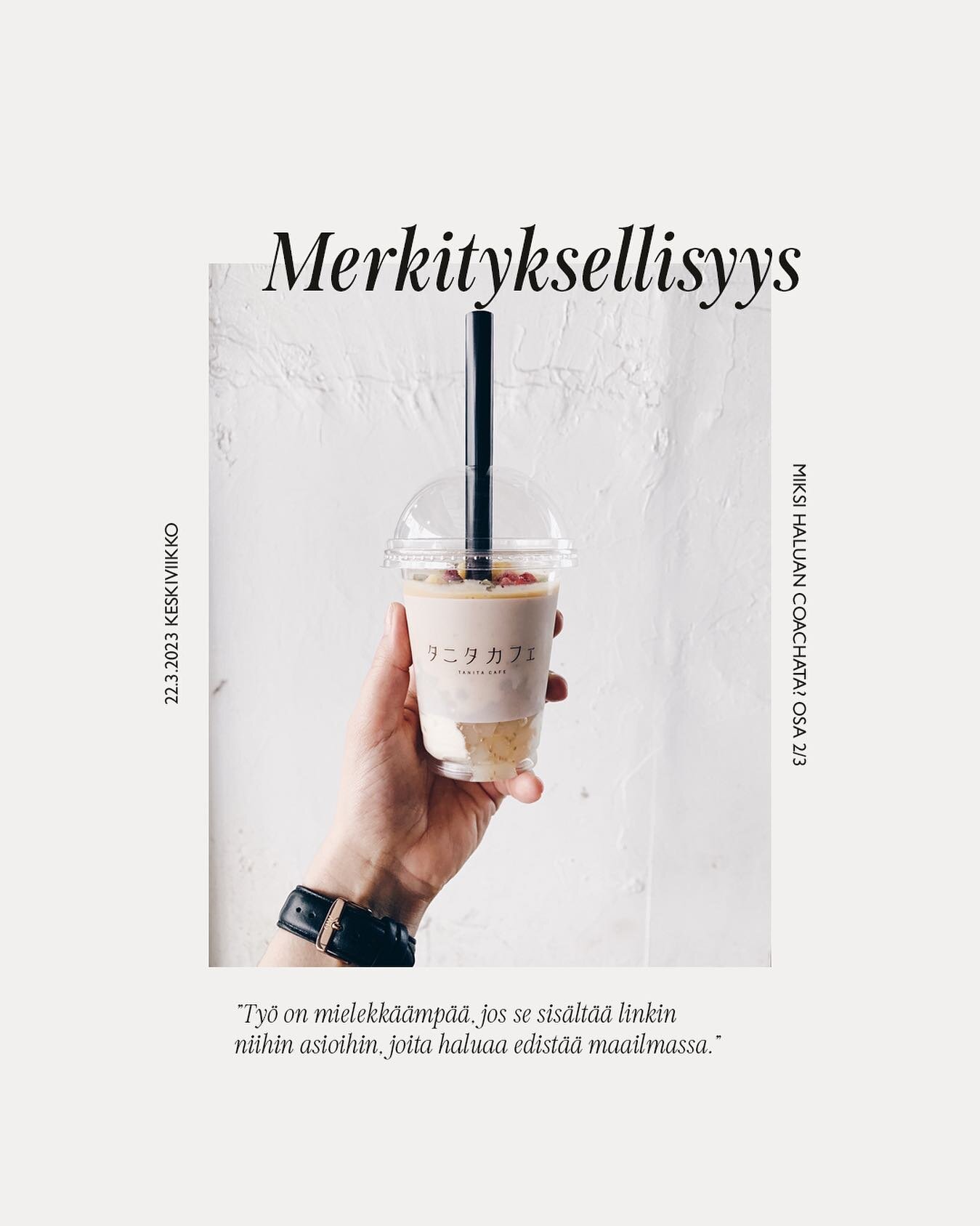 ✨ Miksi haluan coachata? Osa 2/3: Merkityksellisyys ty&ouml;ss&auml; ✨

Rupesin muistelemaan, ett&auml; jokunen vuosi sitten juttelimme ty&ouml;kaverini kanssa siit&auml;, mik&auml; matkailualan digimarkkinoinnin ty&ouml;ss&auml;mme saa aikaan merkit