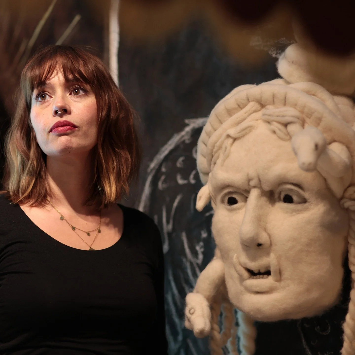 Medusa returns&mdash;not as terror, but as the keeper of hidden strength.

Photo by @anjabeutler