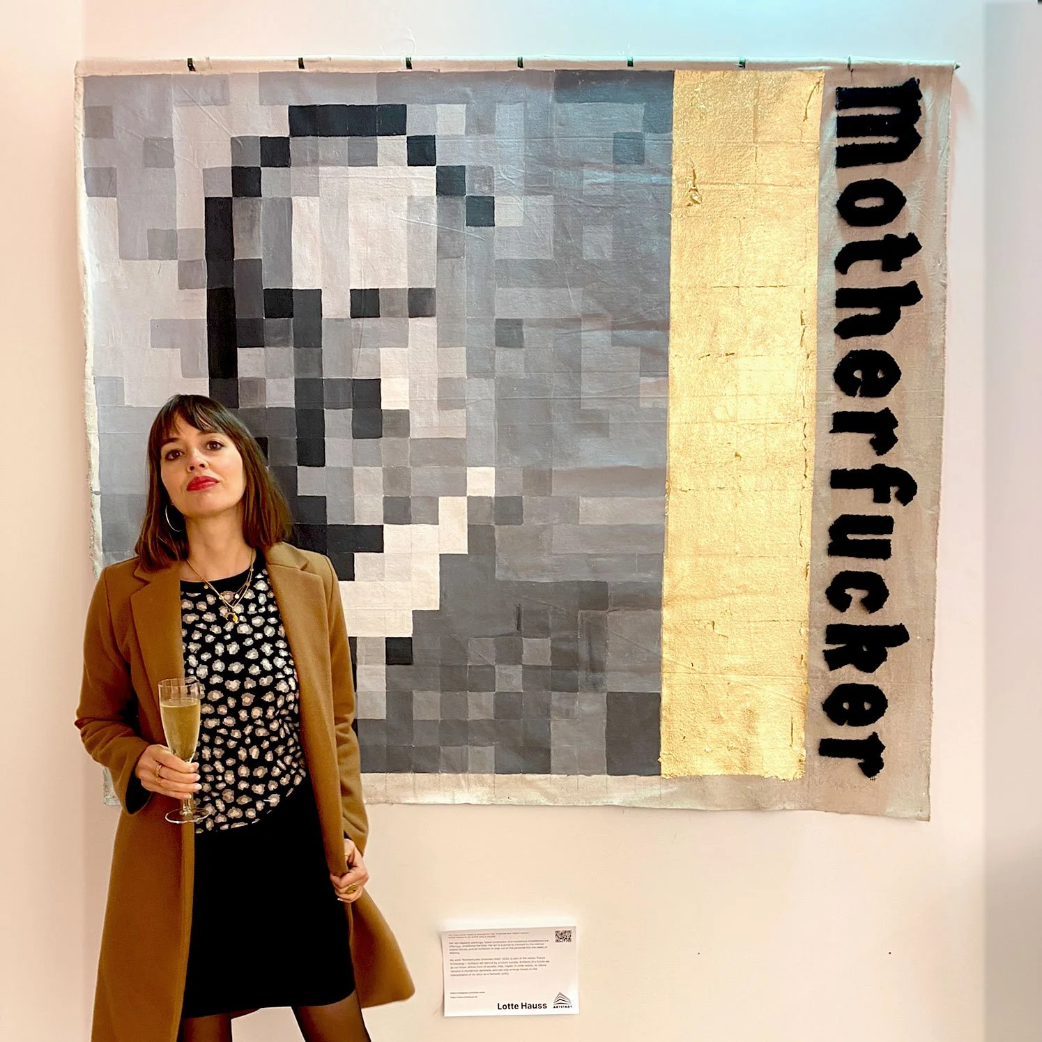 Flashback. Showing "Motherfucker (title of Honour)" at ARTSTADT Exhibition at JUPITER Hamburg in 2022. 

@jupiter.hamburg #contemporaryart #kunstinhamburg