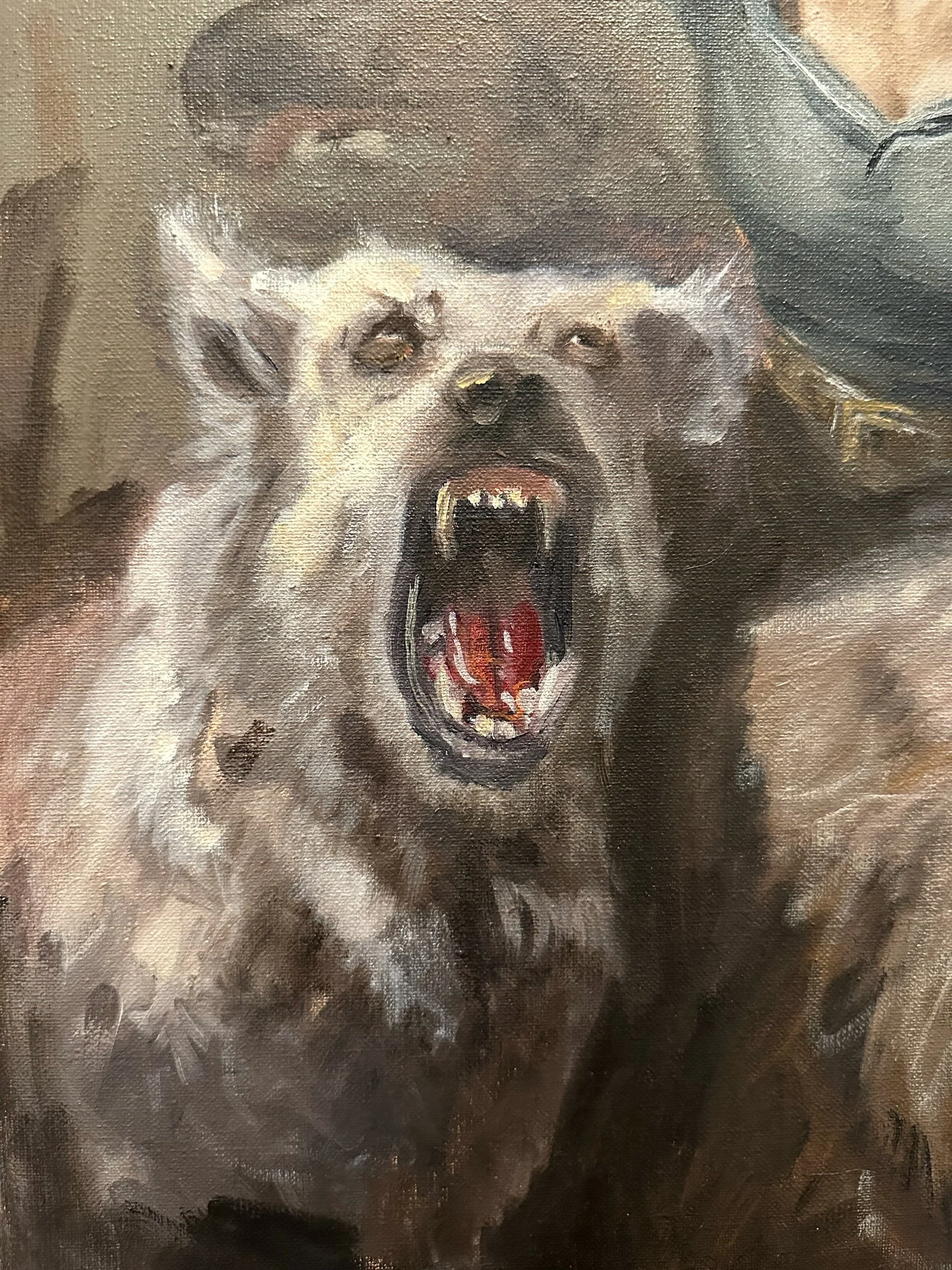 Hunting Bitch , 40x60cm, Oil on Canvas 2026