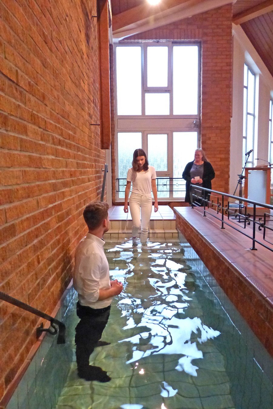 Lara mit Taufpatin Andrea