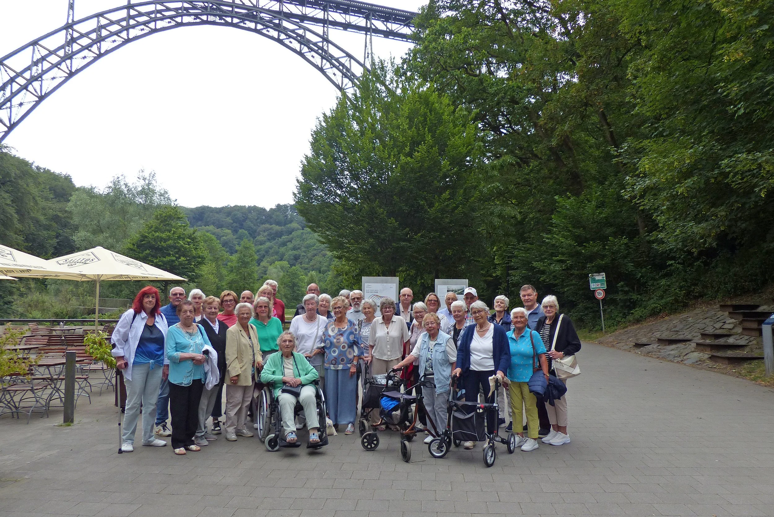 Ausflug des Treff 60+ zur Müngstener Brücke am 08.07.2026