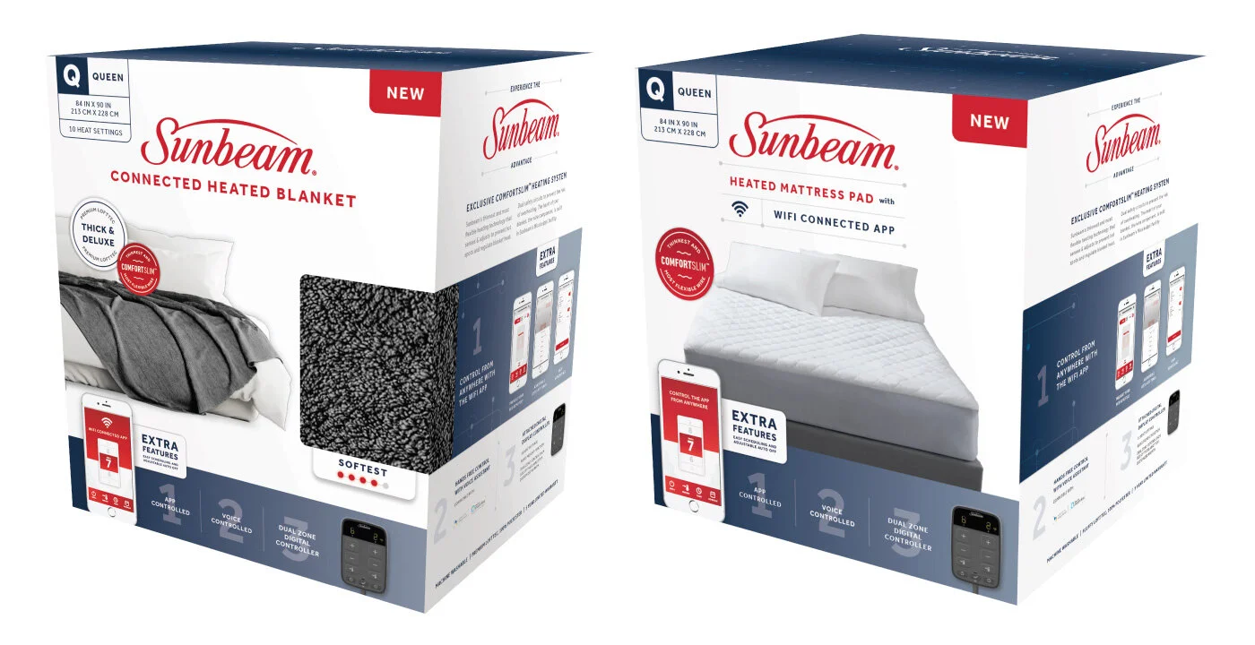 Blanket &amp; Mattress Pad Packaging This is still under progress, photography is not final and is placeholder.
