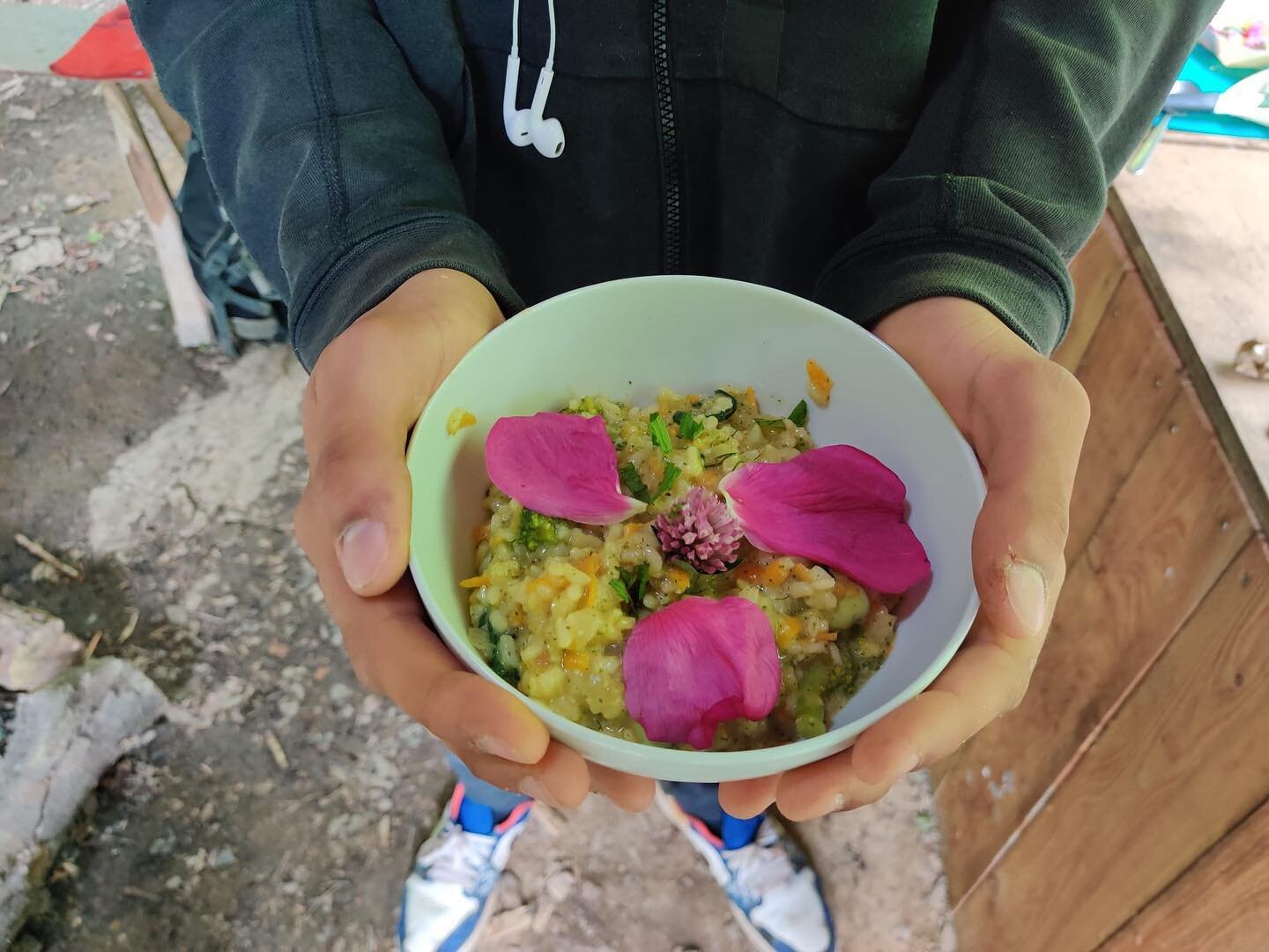 Our amazing Root and Rose project for those who have been in or are leaving the care system was a great success today. The rain didn&rsquo;t put our young foragers off their mission to make lemon balm pesto and tasty foraged risotto. We have spaces o