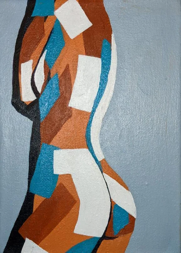 SOLD: Abstract Nude V (2020)