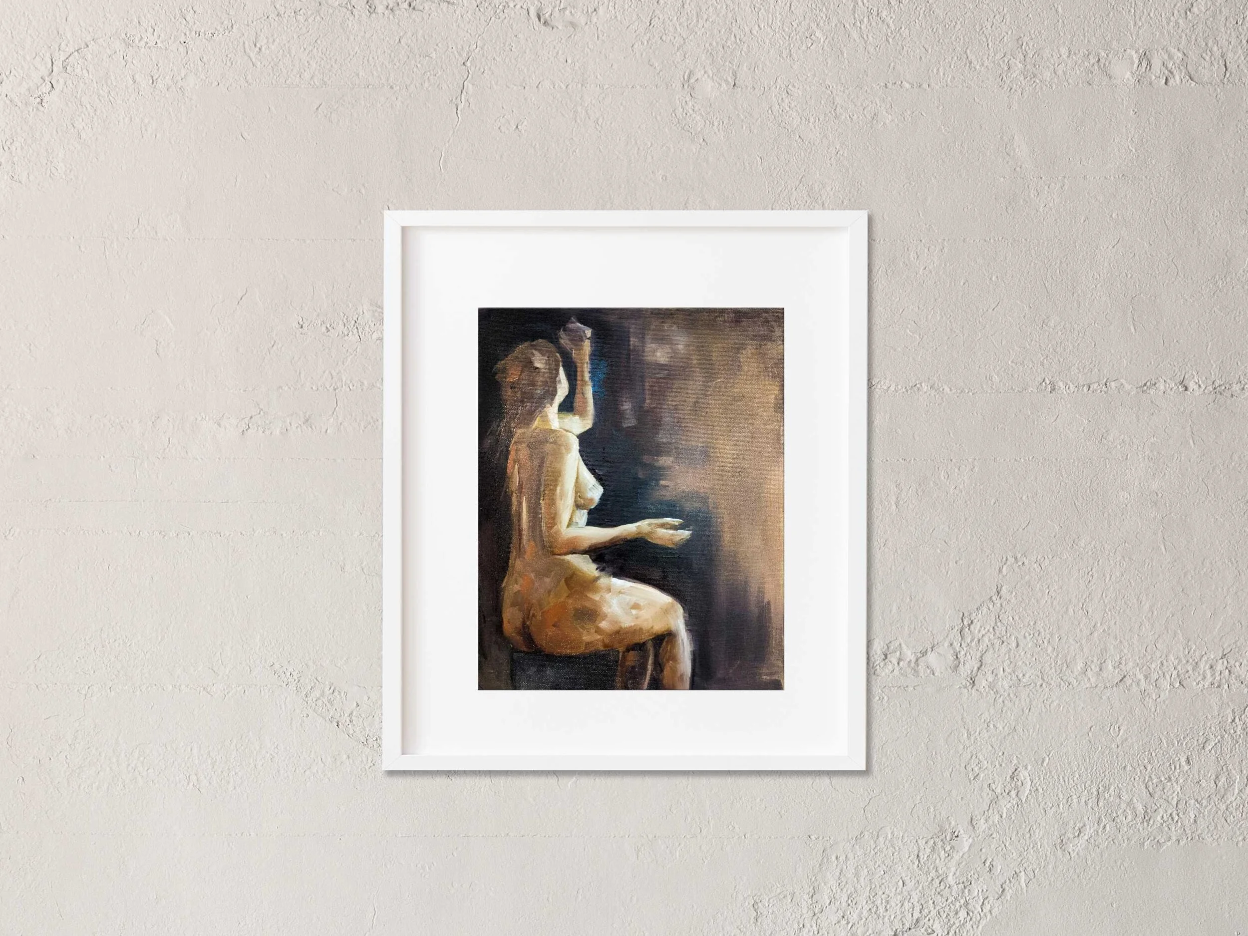 Oil on linen board, 30 x 24 cm (11 3/4 x 9 3/4 in)