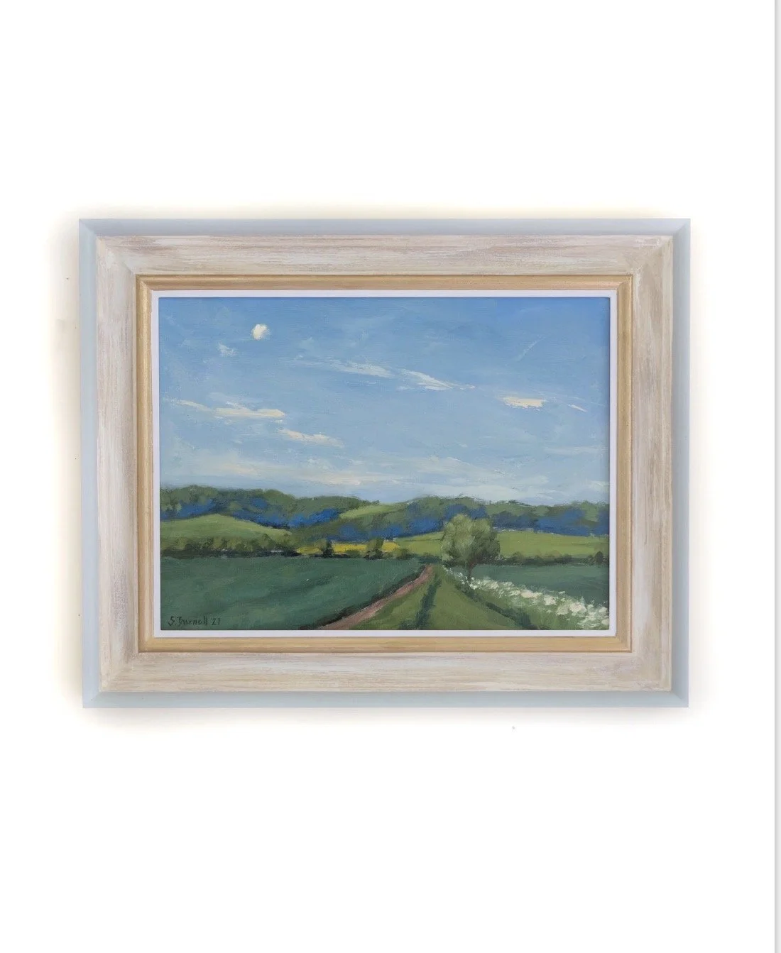 Sophia Burnell - Morning Moon in Harting