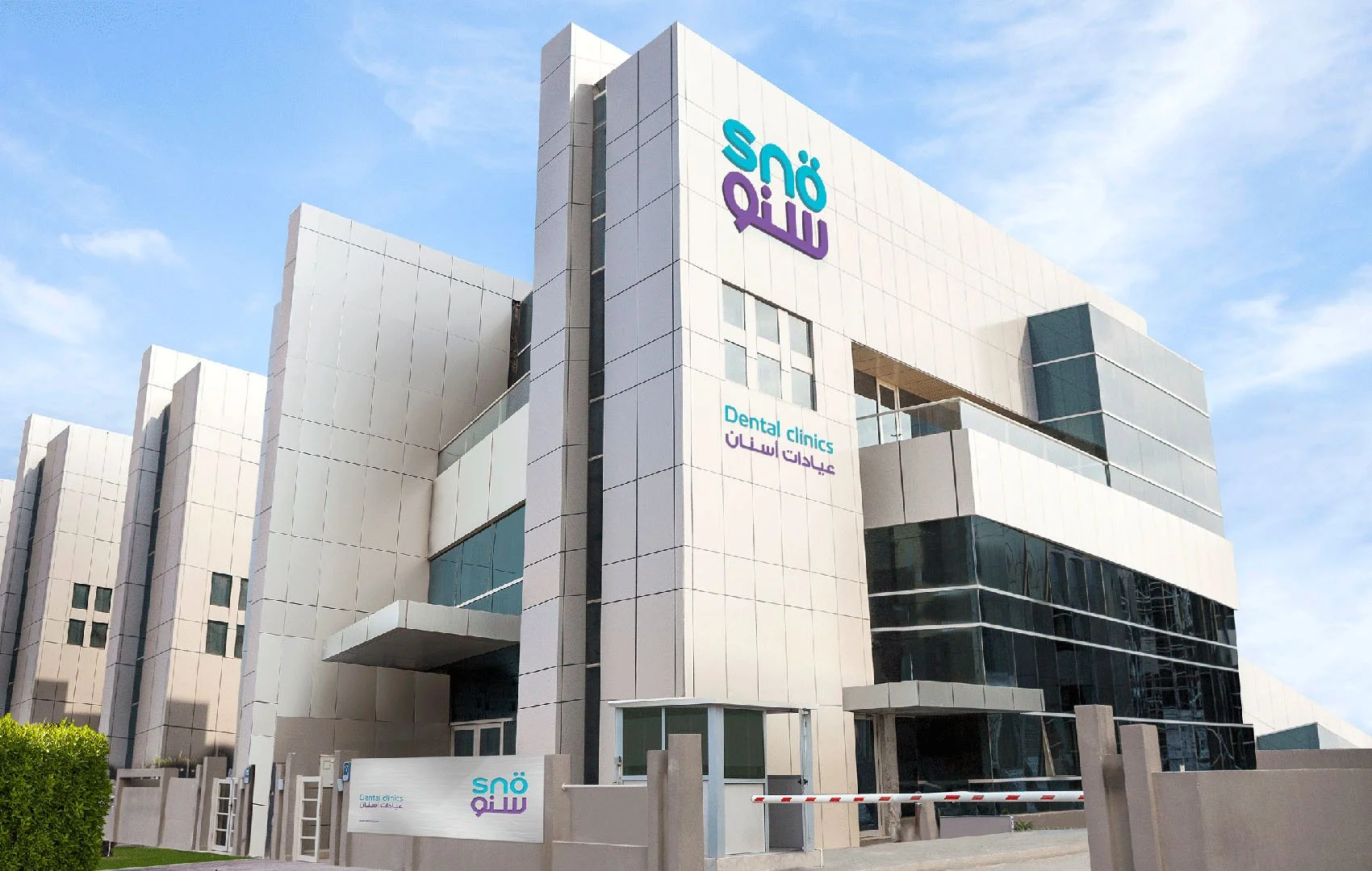 Sno dental brand signage design