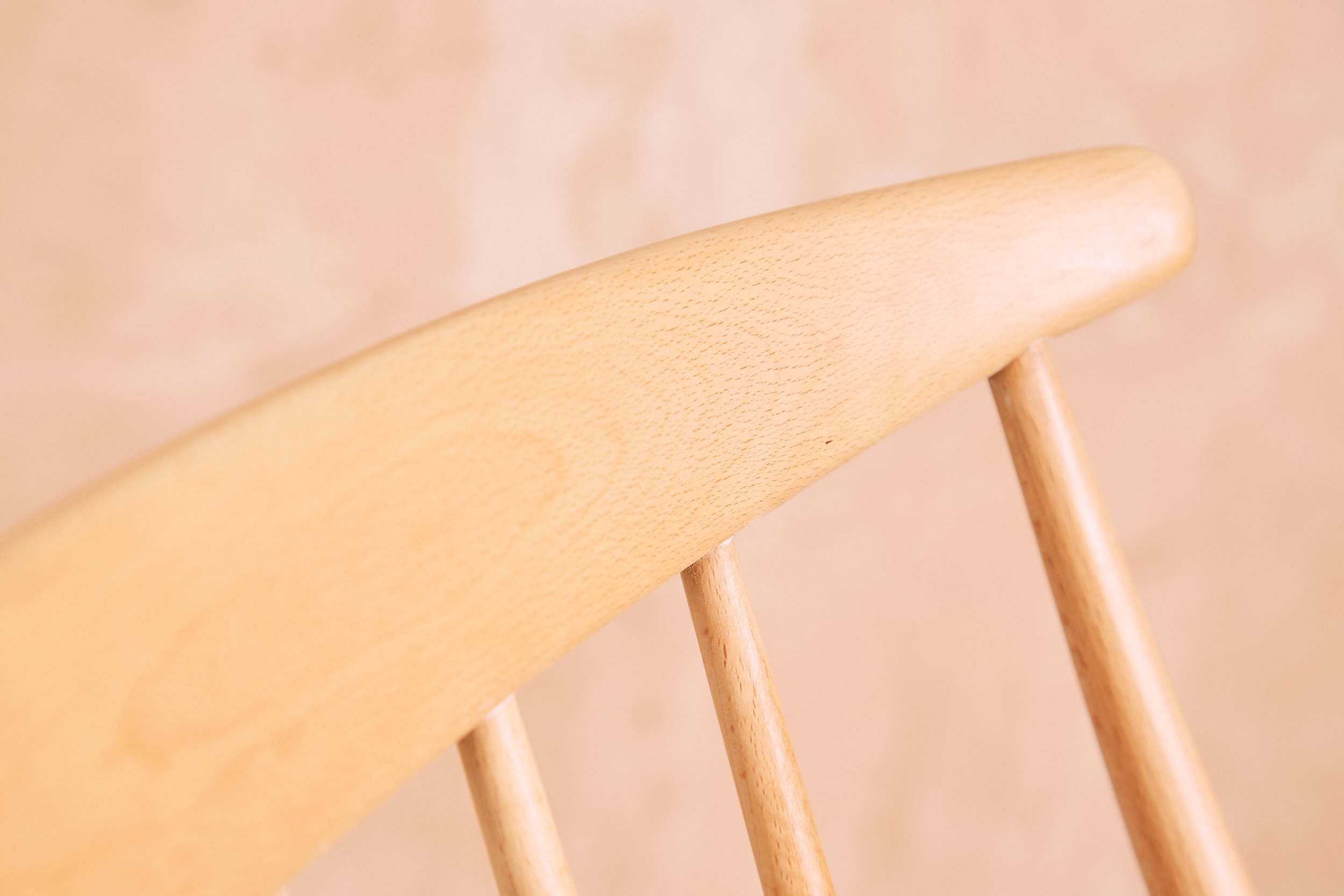 Illum Wikkelsø Niels Eilersen IW3 Rocking Chair Mid Century Vintage Danish Furniture