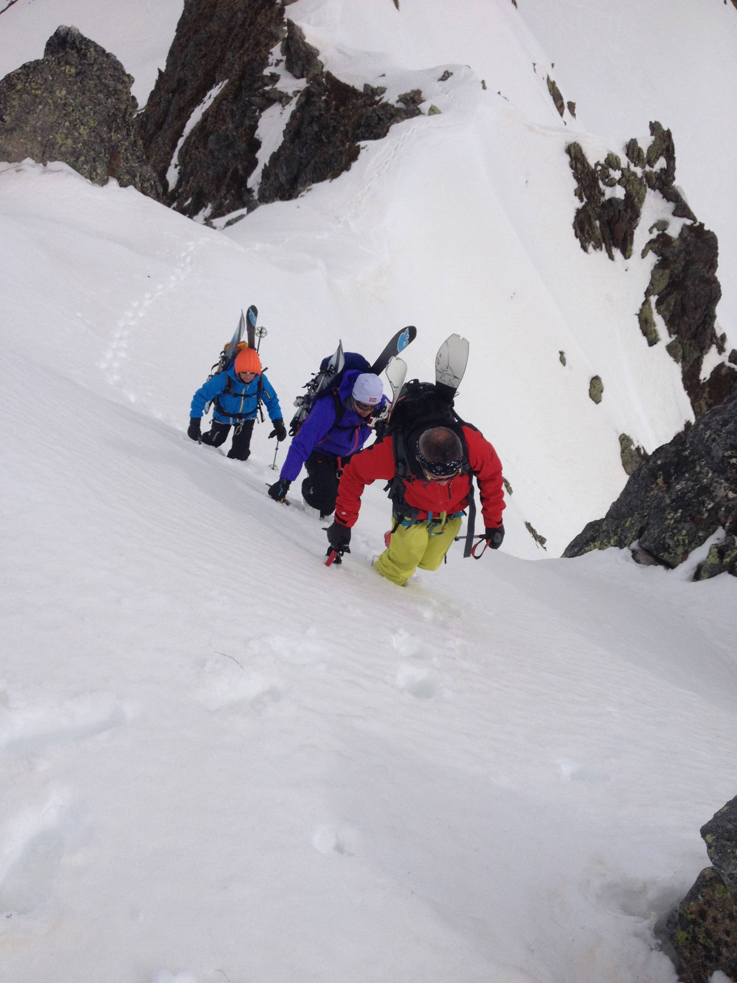 Traversée Ski-alpinisme du Pic Nord du Merlet