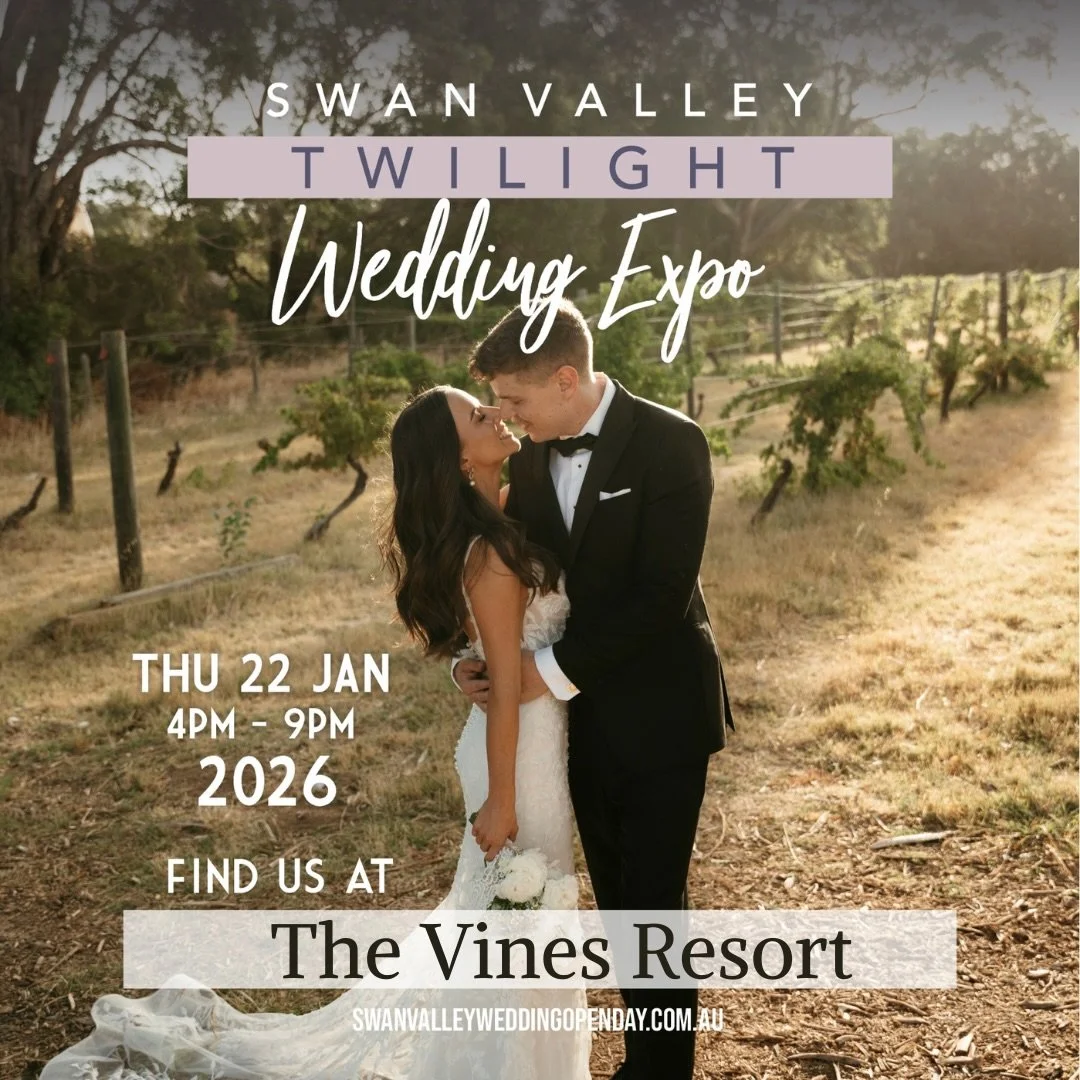 We&rsquo;re excited to share that we&rsquo;ll be holding a stall at The Vines Resort for the Swan Valley Twilight Wedding Open Day!

If you&rsquo;re planning your day and want to chat all things photography, videography or content creation then come 