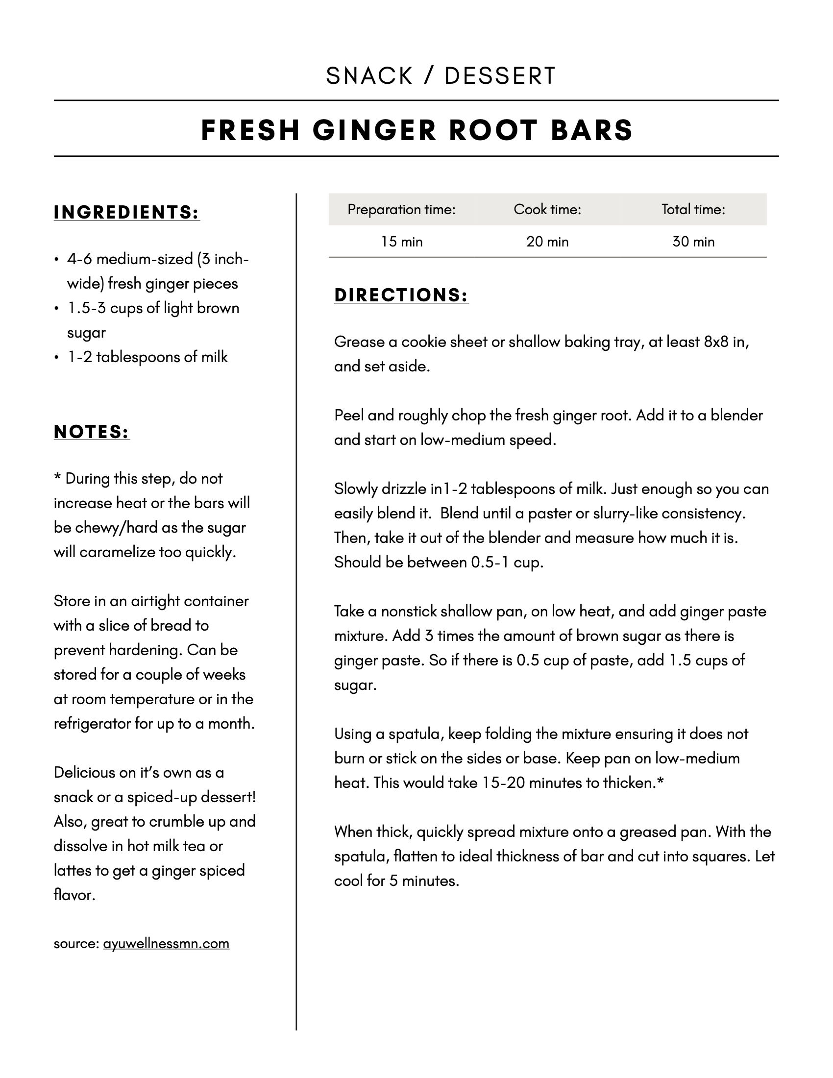Fresh Ginger Root Bars Recipe Card.png