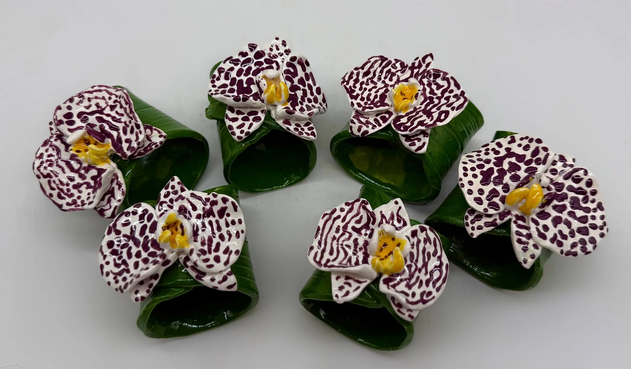 Orchid Napkin Holder
