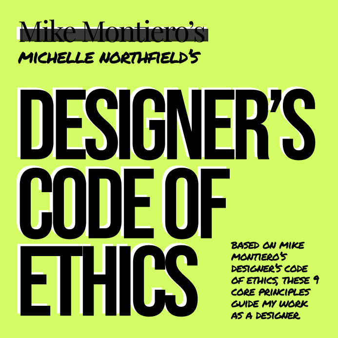 My personal Code of Ethics