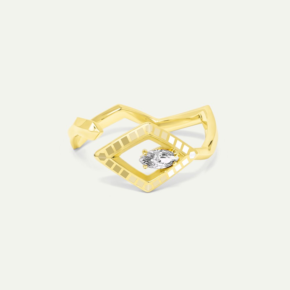 COBA RING | Gold Vermeil & Rhodium Plated Silver