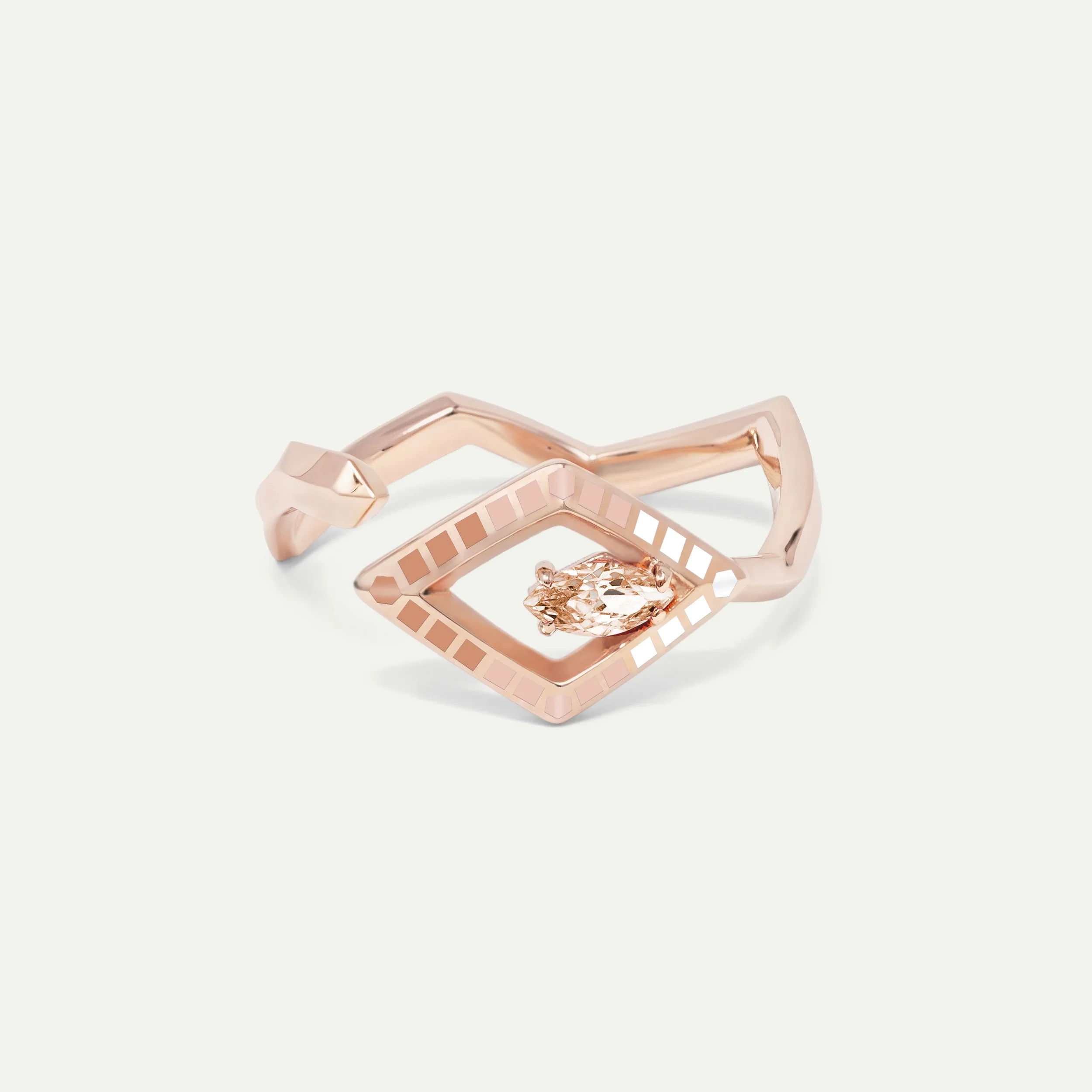 COBA RING | 18K Gold & Platinum