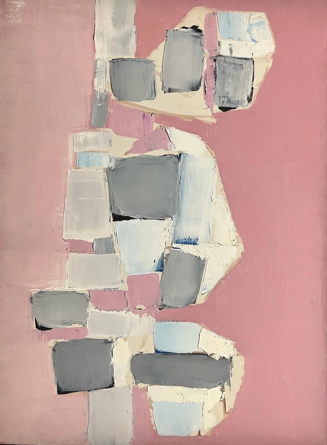 Paysage sur fond rose by Nicolas de Staël, 1954.

#inspo #inspiration #nicolasdestael #expressionism #frenchpaintings