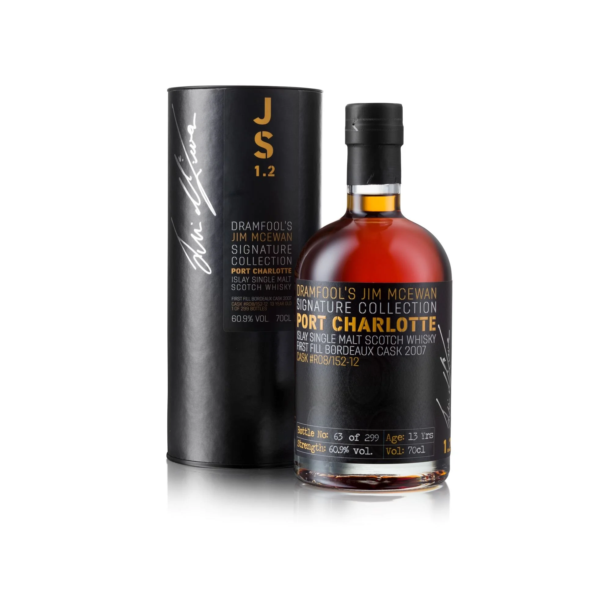 Jim McEwan Signature Collection 1.2 Port Charlotte 2007, First Fill Bordeaux barrique, 13 years