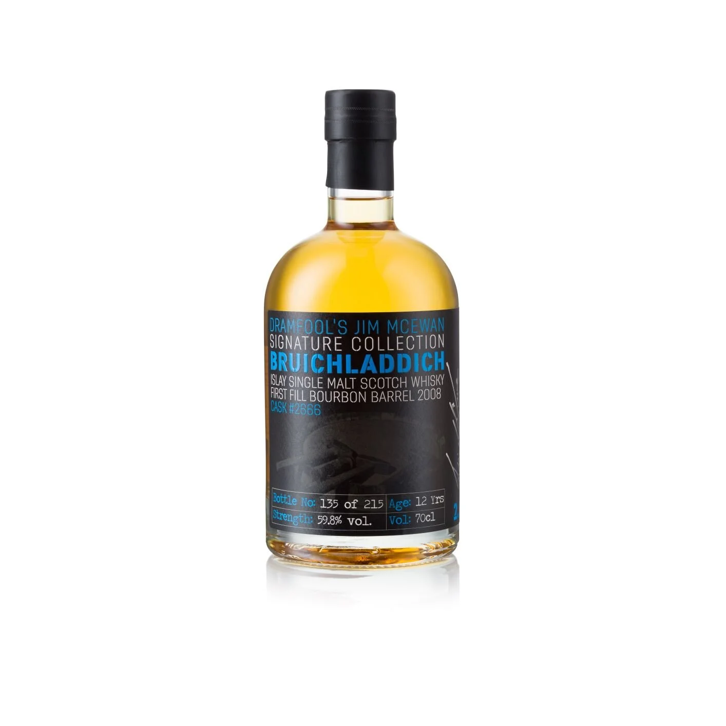 Jim McEwan Signature Collection 2.1 Bruichladdich 2008, First Fill Bourbon barrel, 12 years, 59.8%