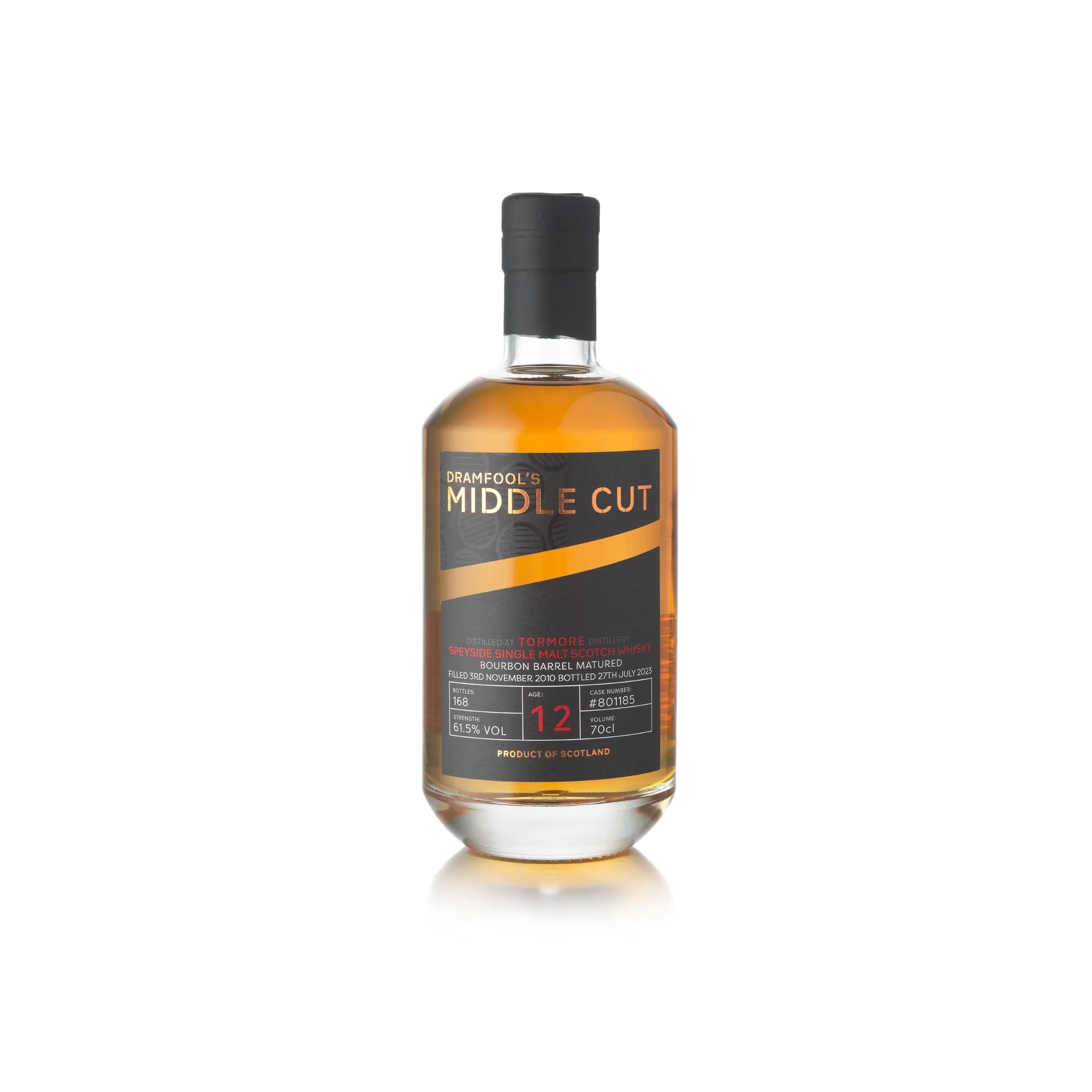 Middle Cut - Tormore 12 years old, Bourbon Barrel #801185