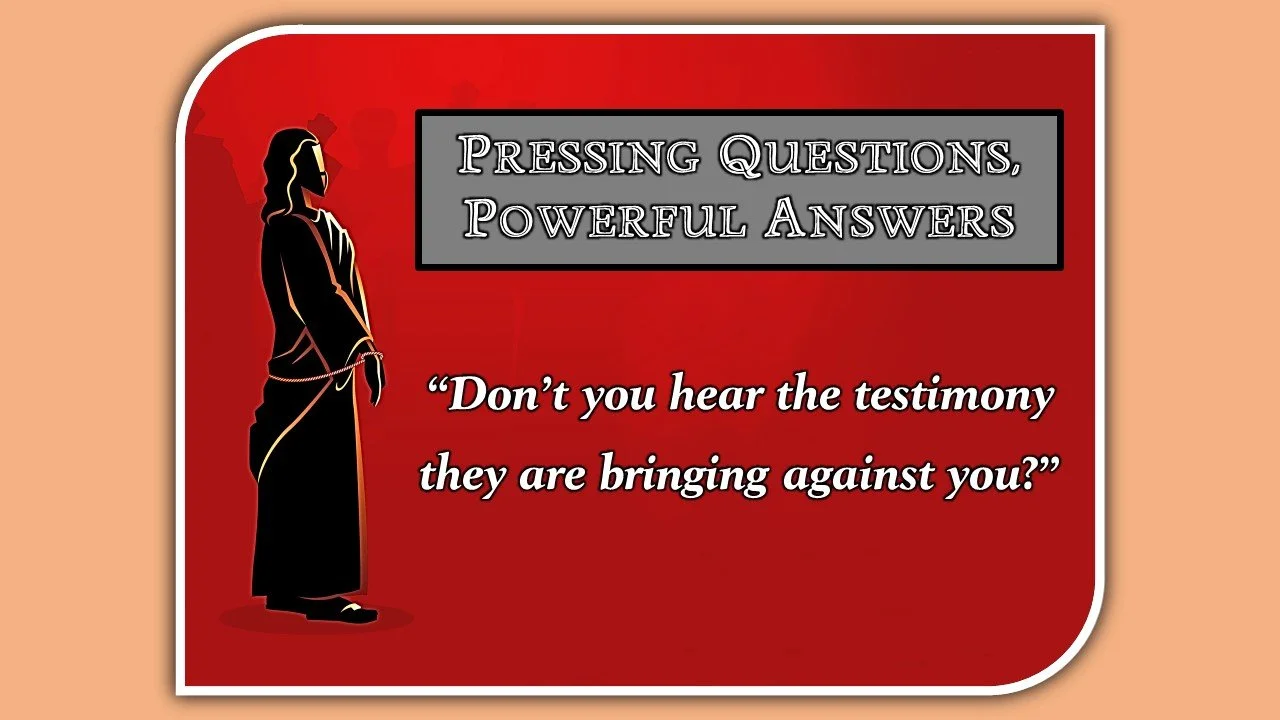 He Bit His Tongue Till HE Bled - Matthew 27:12-14