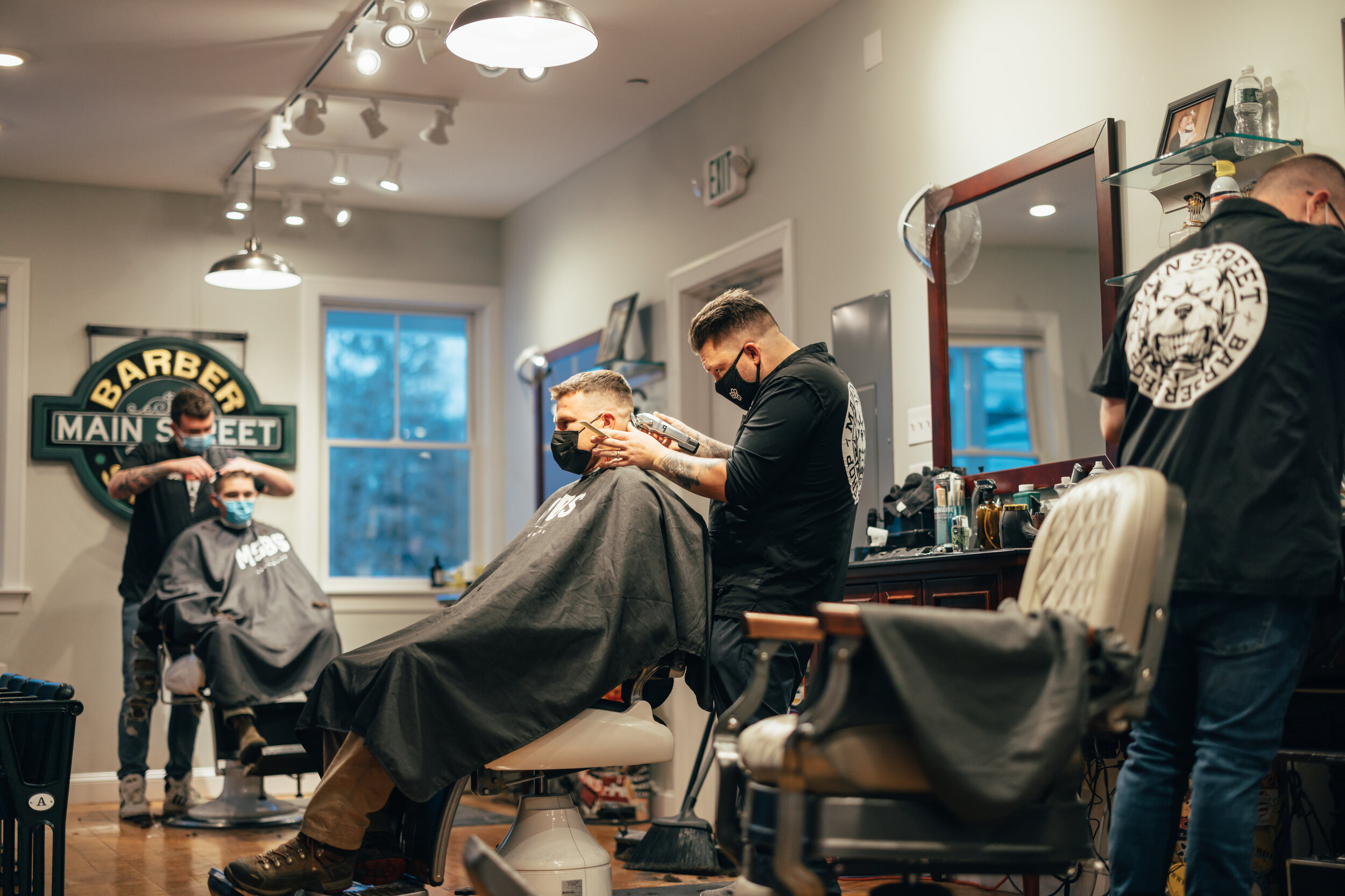 Blumer's Barbershop, aiming to open on Main Street by end of the