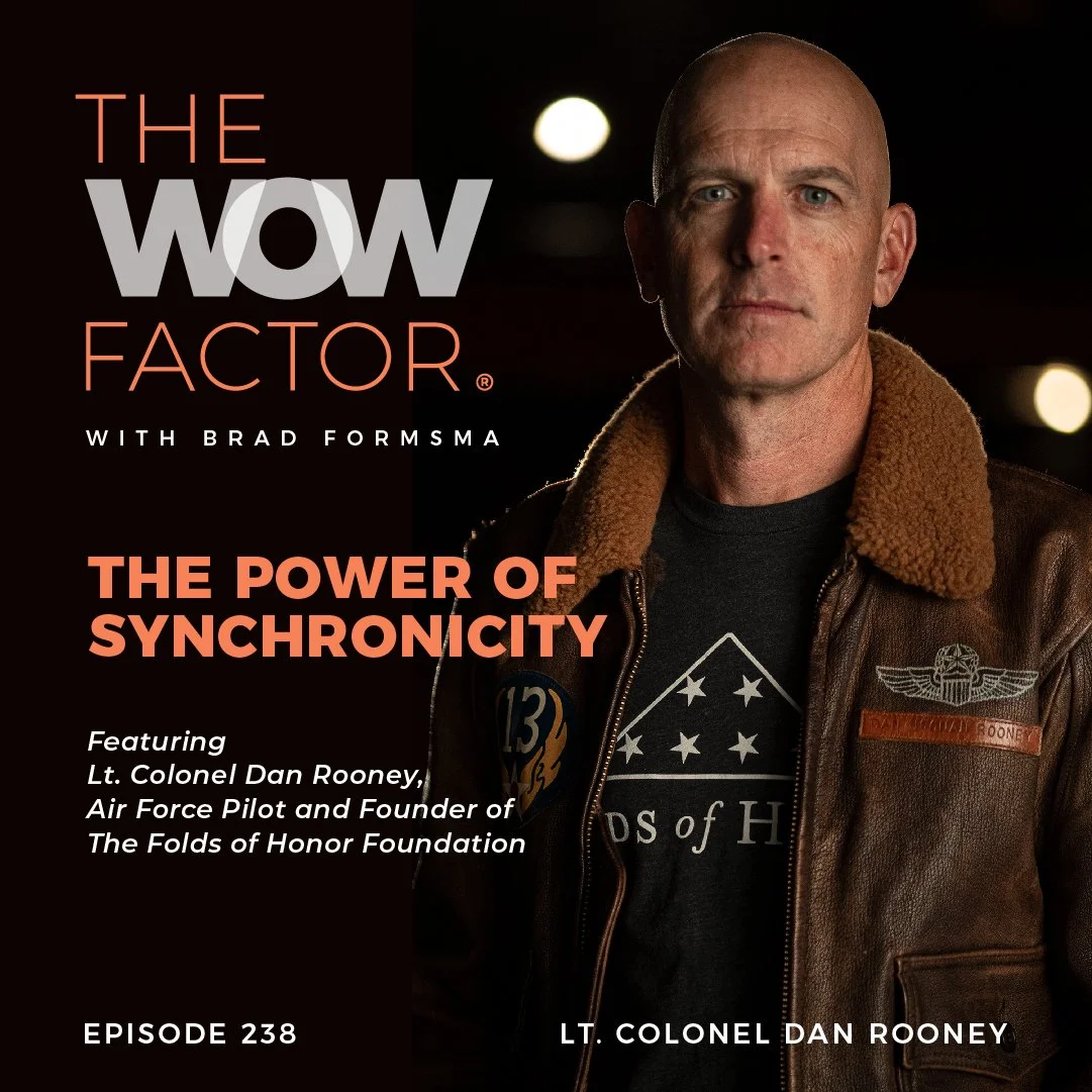 Lt Col Dan Rooney, Air Force Fighter Pilot and Founder of The Folds of Honor Foundation, Episode 238