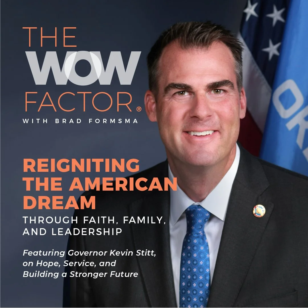 Governor Kevin Stitt on Hope, Service, and Building a Stronger Future. Episode 314