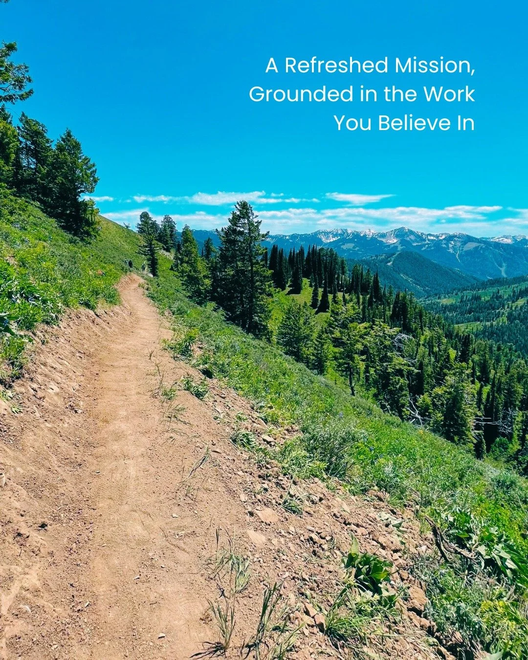 'To preserve and advance trails and mountain bike resources in the Teton Region through stewardship, community engagement, and advocacy.'

Our updated mission statement more clearly reflects the work we do today, strengthens our strategic alignment, 