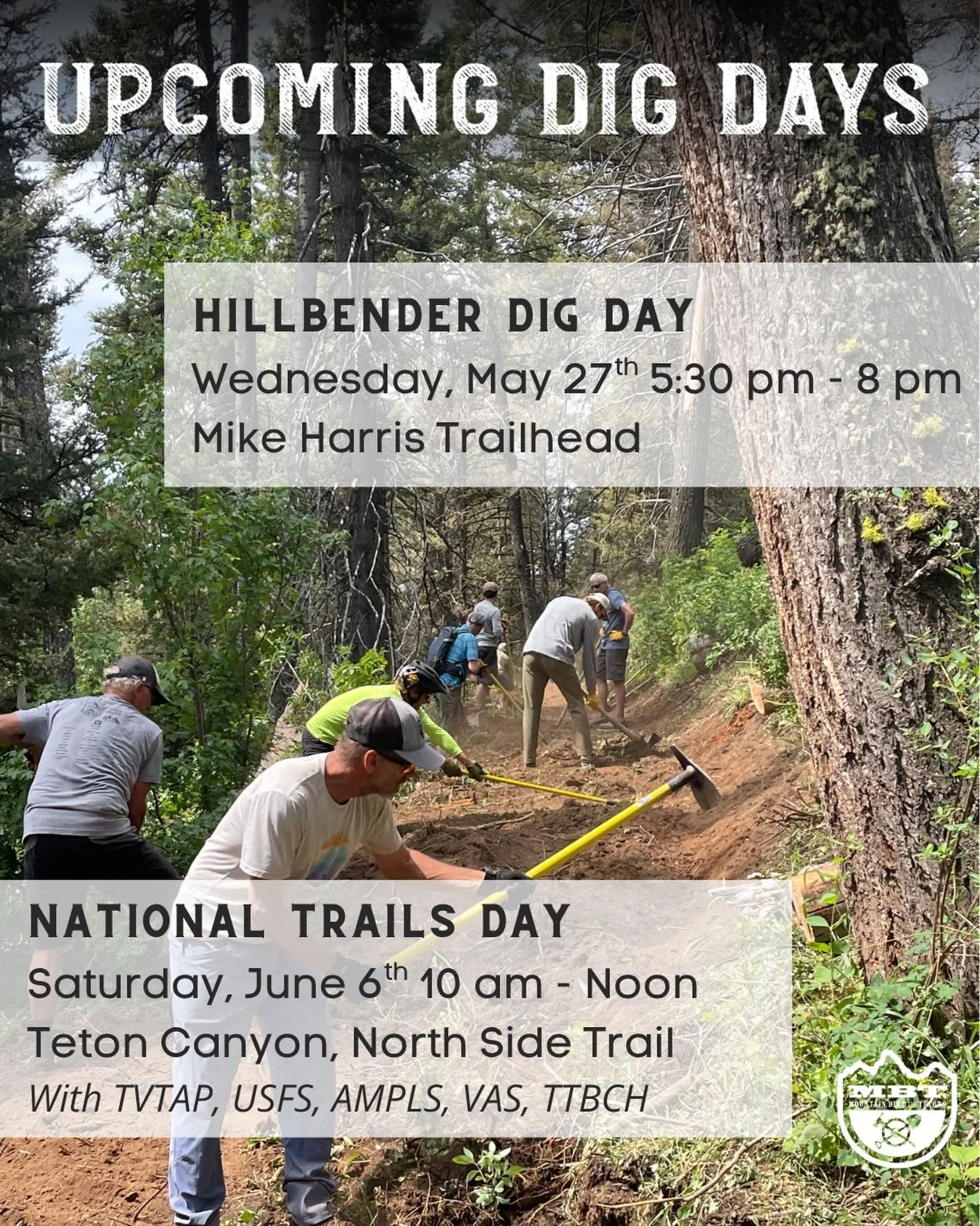 Two more dig days on the docket before we get deep into summer events! 

First, we&rsquo;ll be working on Hillbender tomorrow evening: meeting at the Mike Harris parking lot at 5:30. Brats and beverages to follow! 

Next week, we&rsquo;ll be celebrat