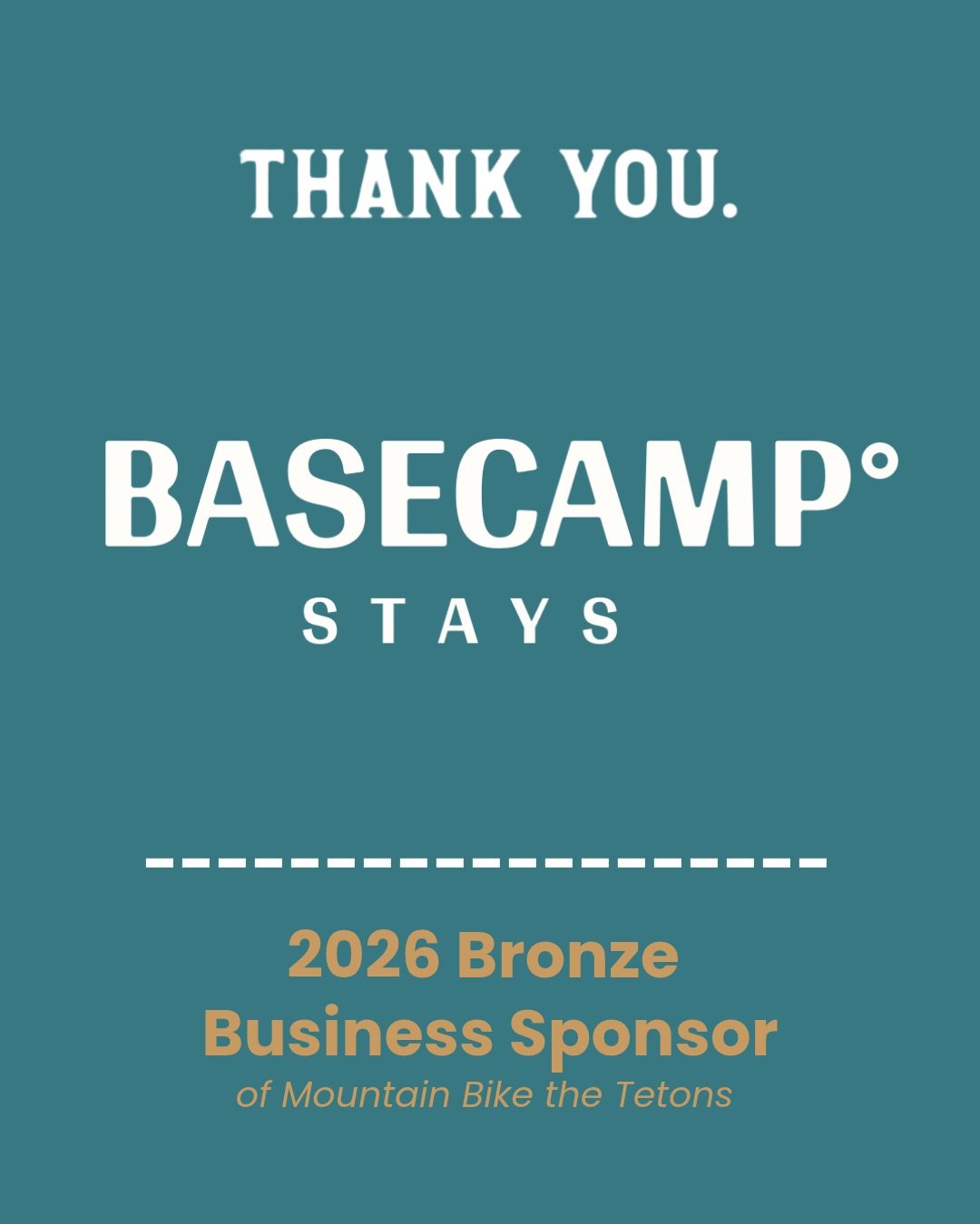 Thank you @basecampstays for being a 2026 Bronze Level Sponsor of MBT! Basecamp Staysoffers cozy, comfortable lodging in the hear of Teton Valley&mdash;the perfect places to rest up after a big day on the trails. Whether you're here for a weekend of 