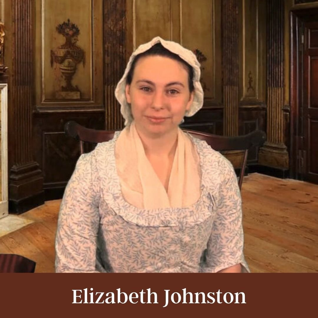 Loyalist Elizabeth Lichtenstein Johnston will share her story of being a Loyalist during the American War for Independence. She will discuss the threats to her family's life, escaping Georgia, and her views on the American Revolution.