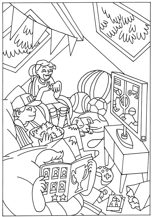 Kids Coloring Page