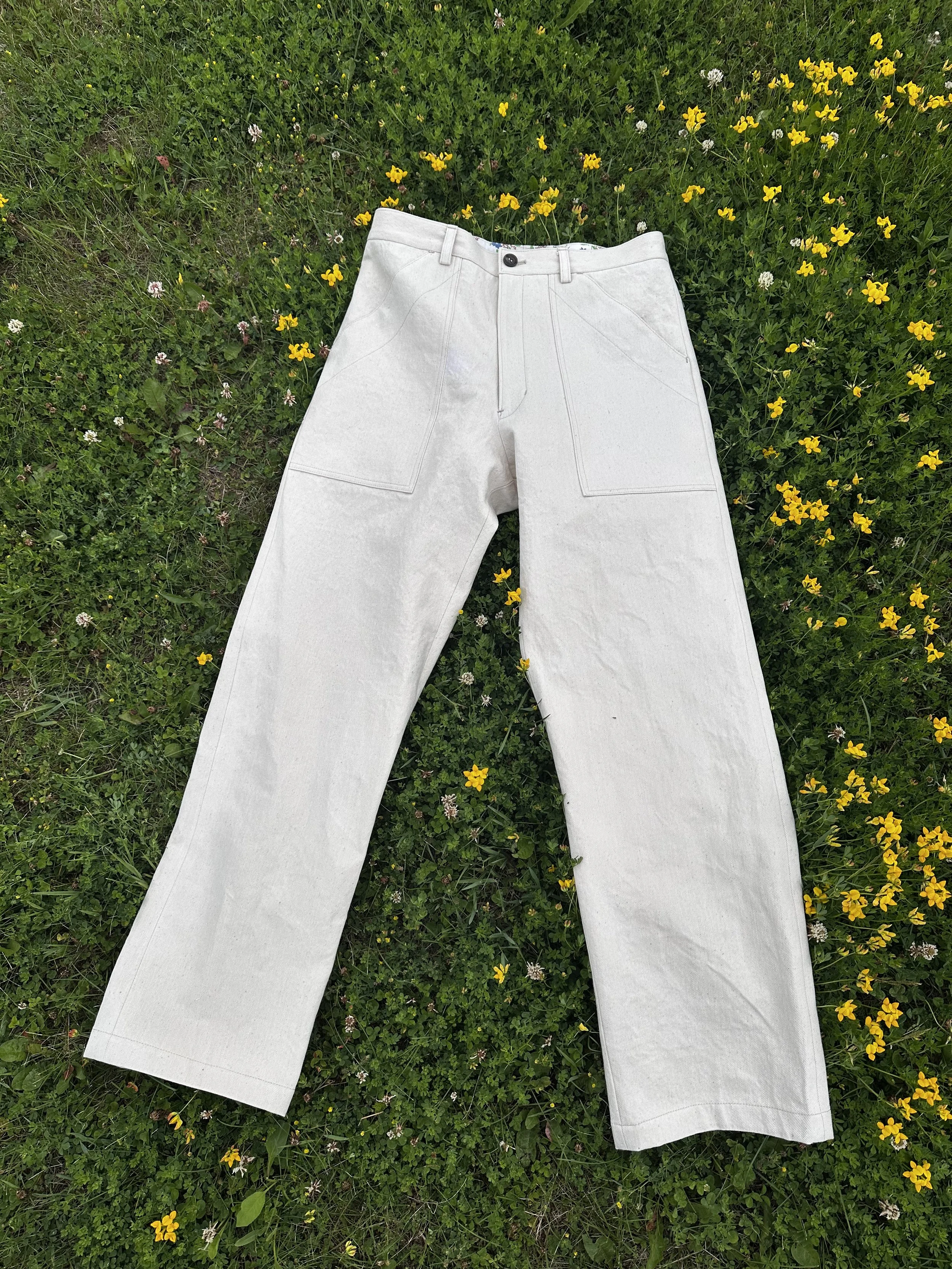 Ecru Denim Fatigues