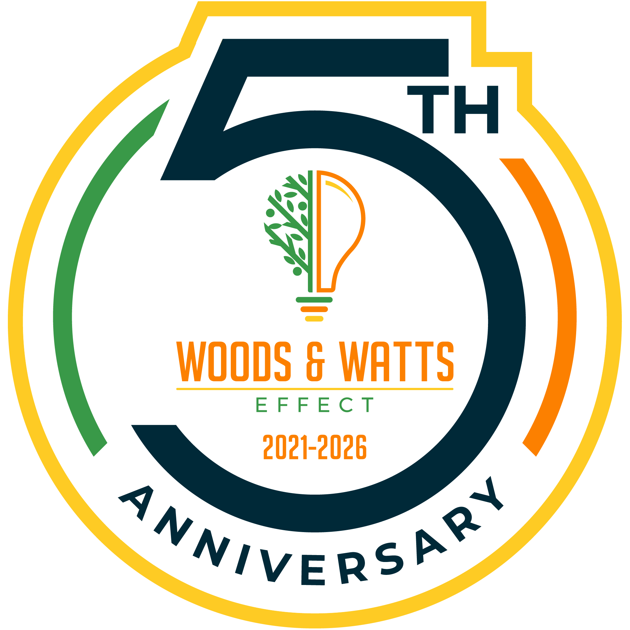 5 years Woods & Watts logo