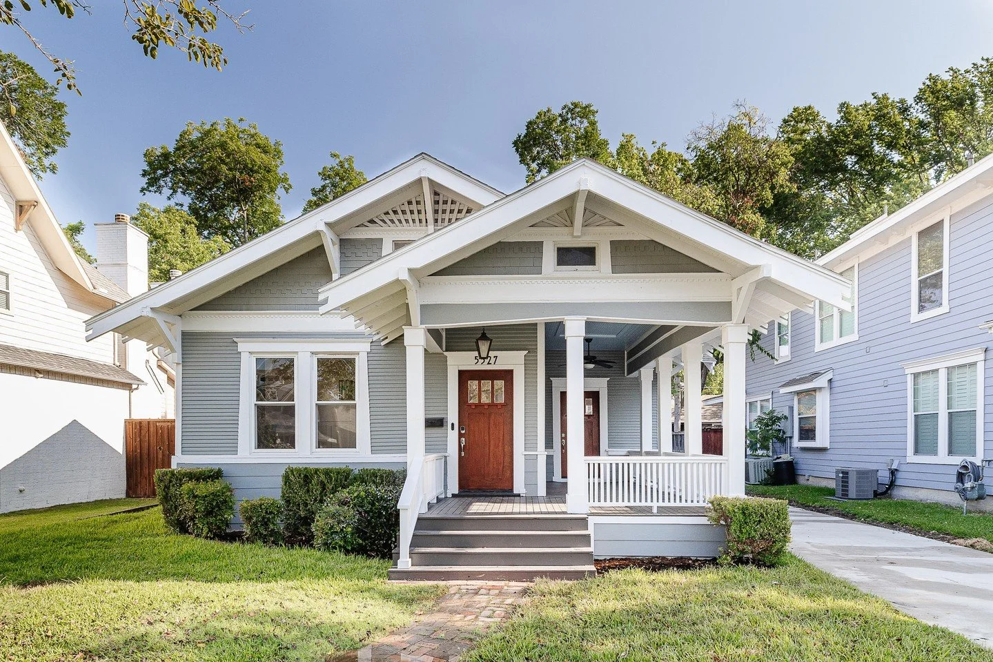 A classic East Dallas Craftsman.