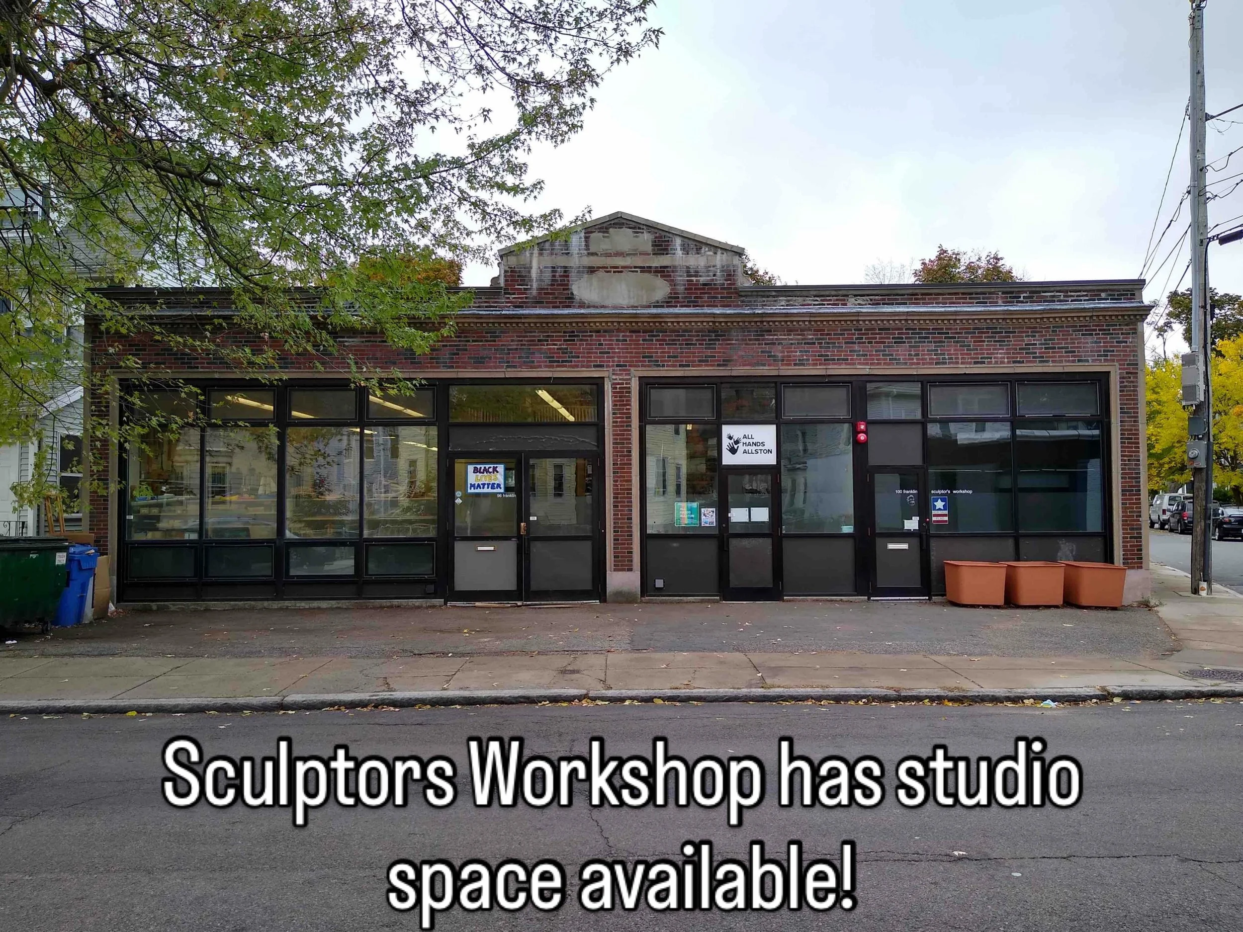 Boston Folks -Studio Space Available for Rent! 
 
There has been some movement in the Sculptor&rsquo;s Workshop, the shared studio space I am a part of. We are looking to fill a sublet mid June- September (dates a bit flexible), long term lease in a 