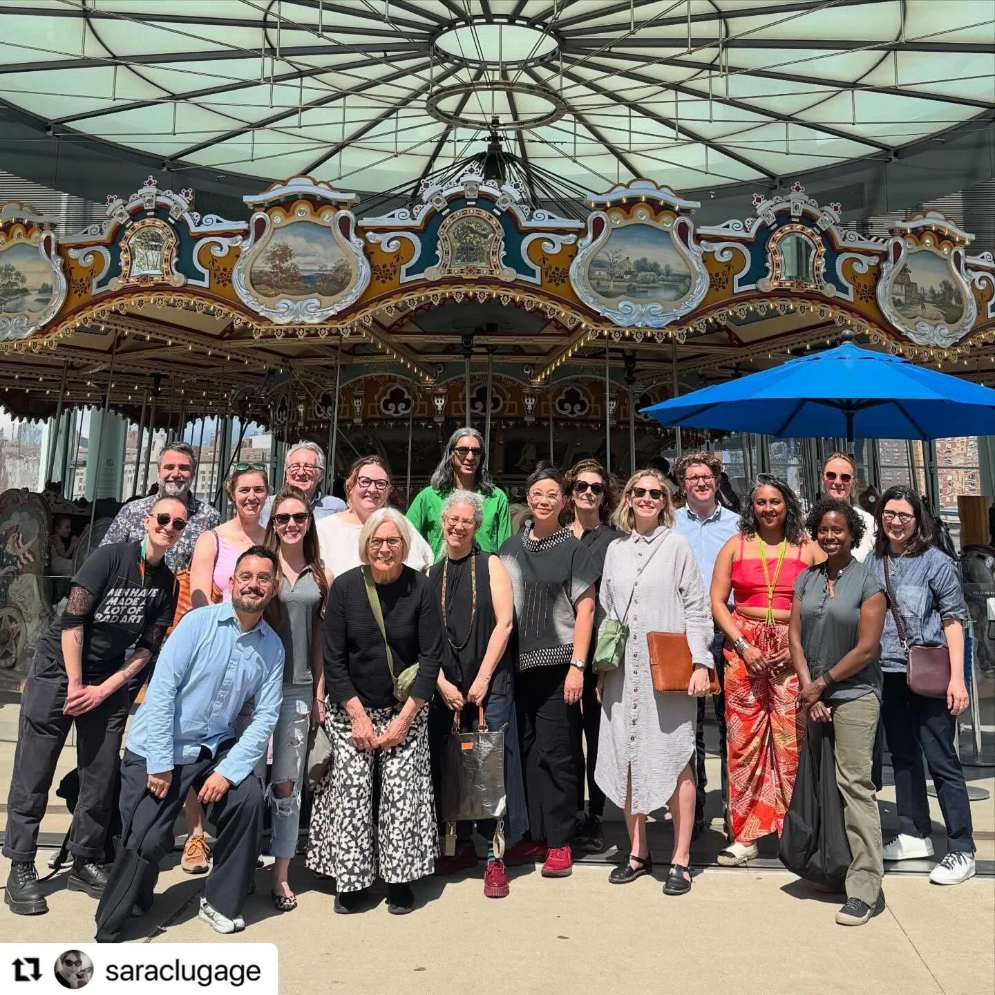 I have so much gratitude for these wonderful people who are invested in building the craft world we want to be a part of. Special thanks to the fabulous @saraclugage. 

#Repost @saraclugage with @use.repost
・・・
@haystack_school takes NYC! Thanks to a