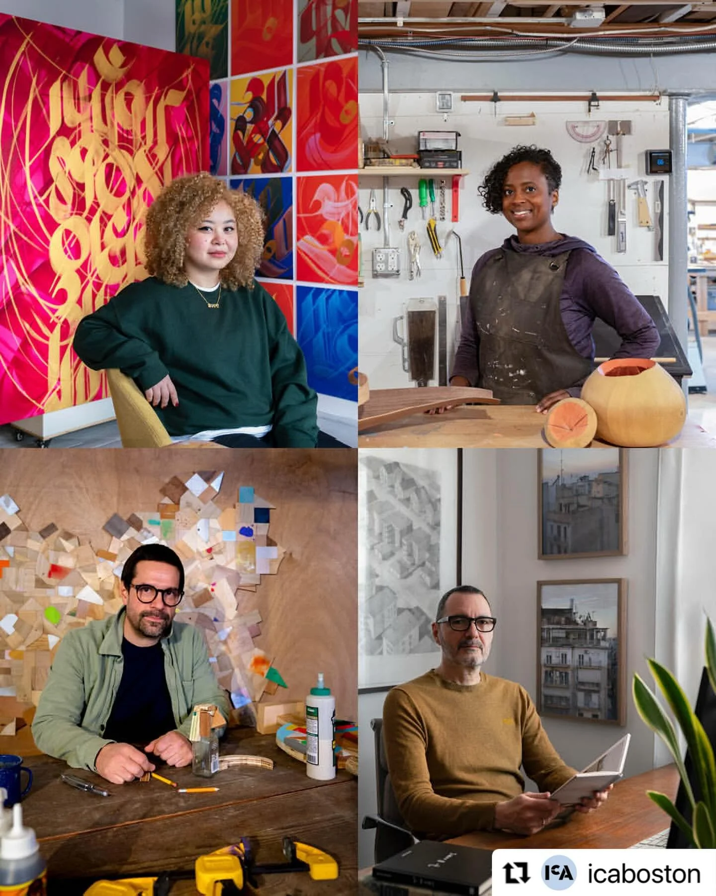 #Repost @icaboston with @use.repost
・・・
Next week, hear from our 2025 Foster Prize artists on their new work created for our exhibition and their experiences as artists living and working in the greater Boston area!

Alison Croney Moses, Yorgos Efthy