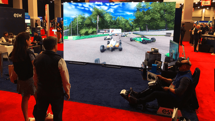 VR F1 Racing Simulator Rental for Events — Trade Show Labs