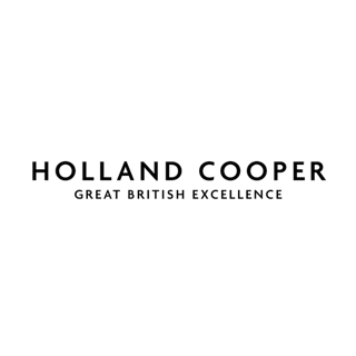 Holland Cooper logo with a black background and white text that reads 'Holland Cooper: Great British Excellence'.
