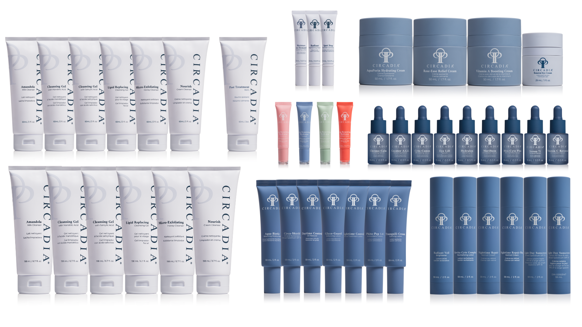 Picture of Circadia skincare products