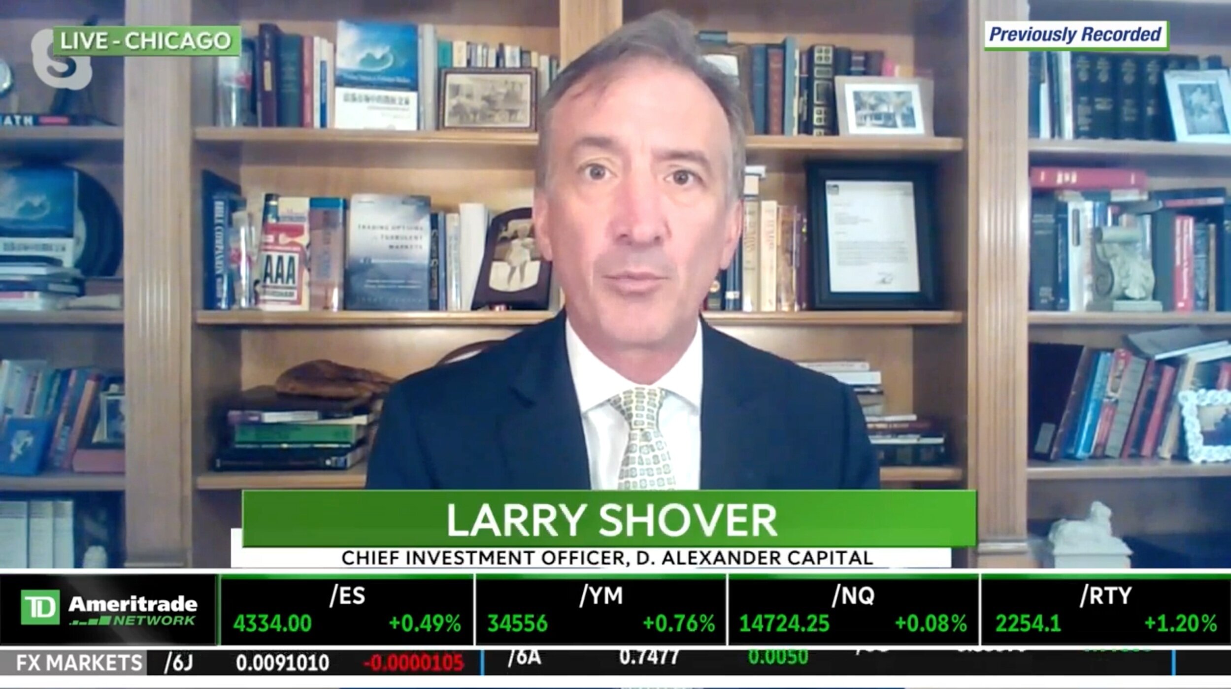 D. Alexander Capital CIO Discusses Treasury Rates on TD Ameritrade Network
