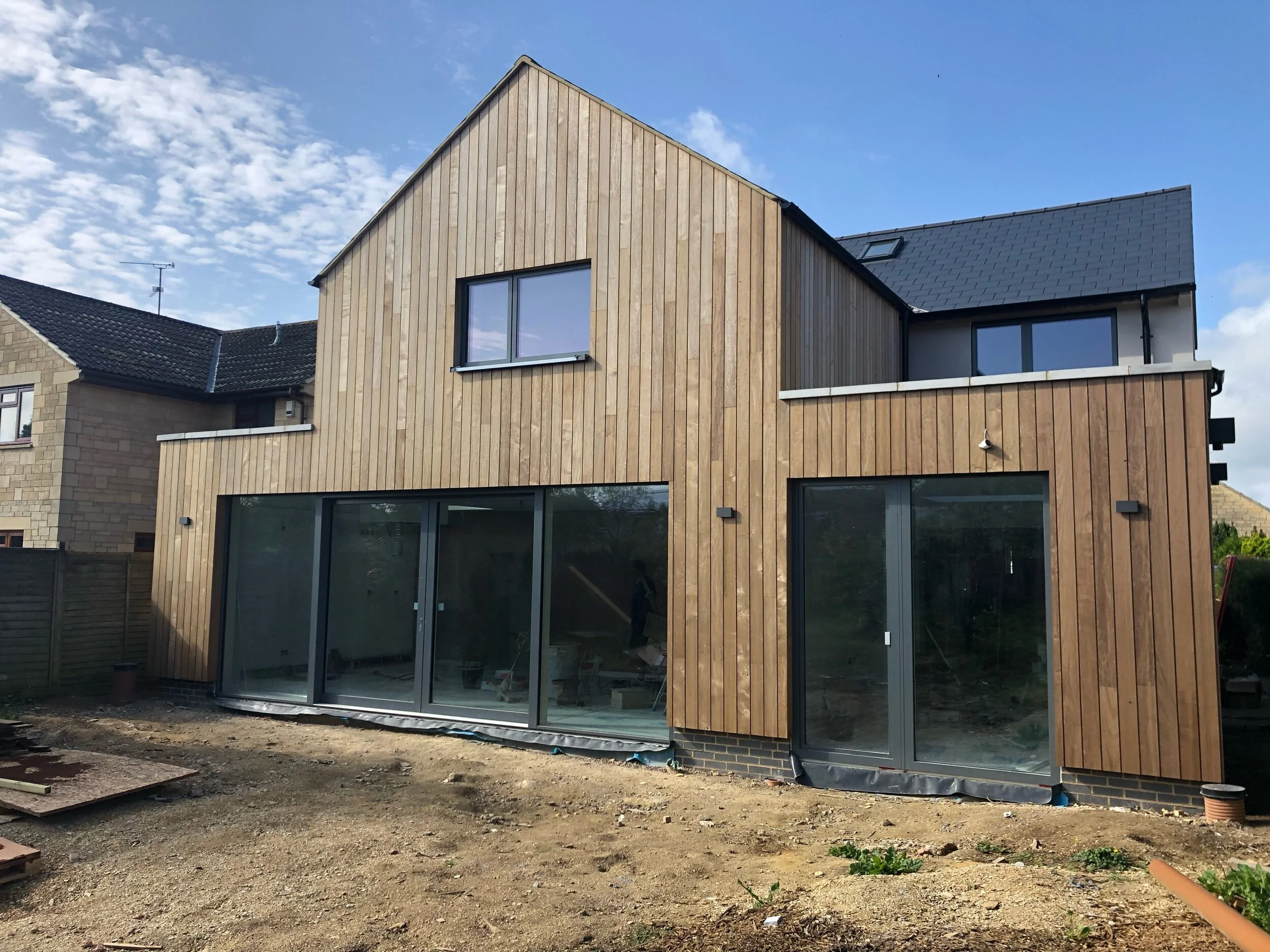 Double storey rear extension in Lechlade